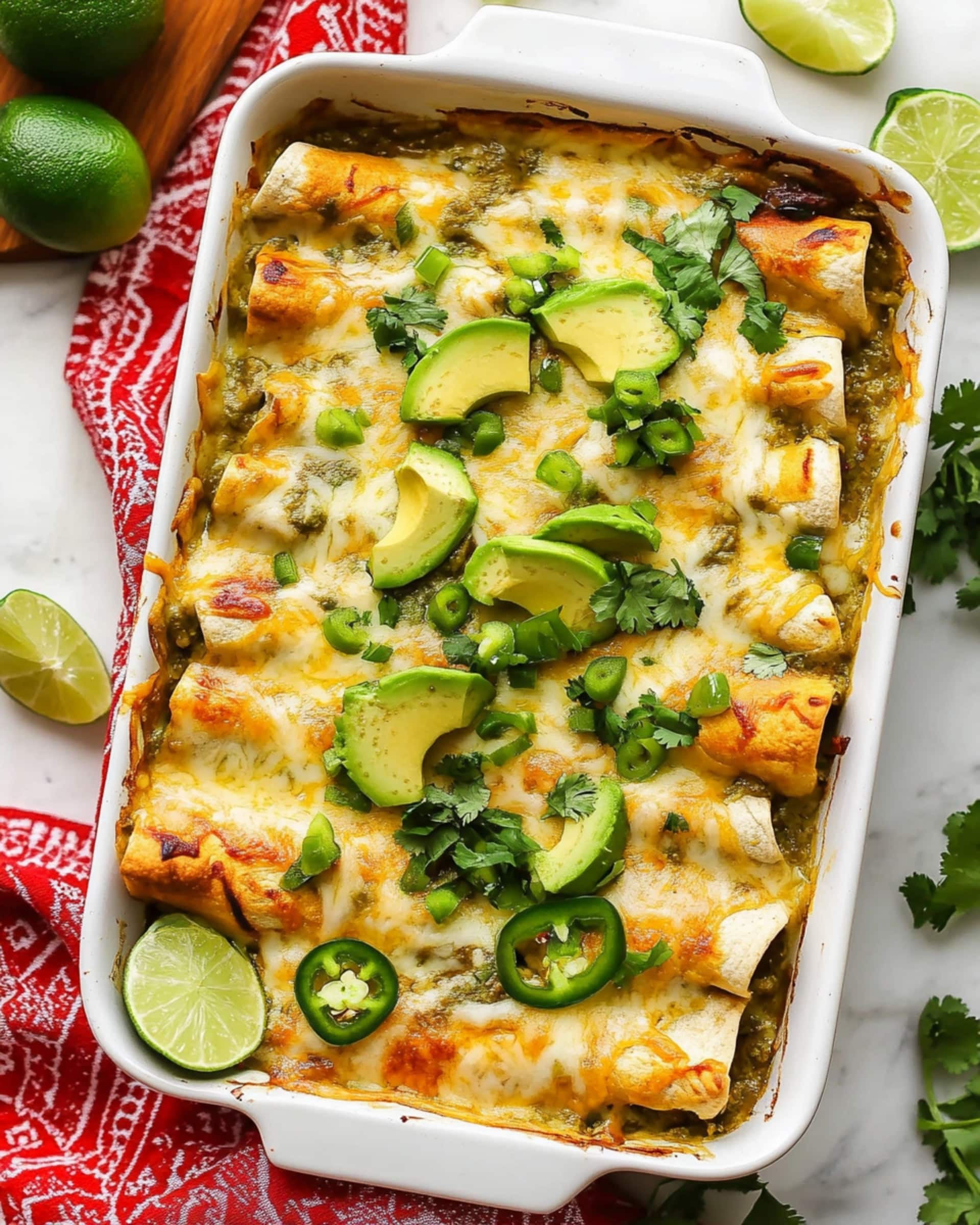 Easy Green Chicken Enchiladas Recipe