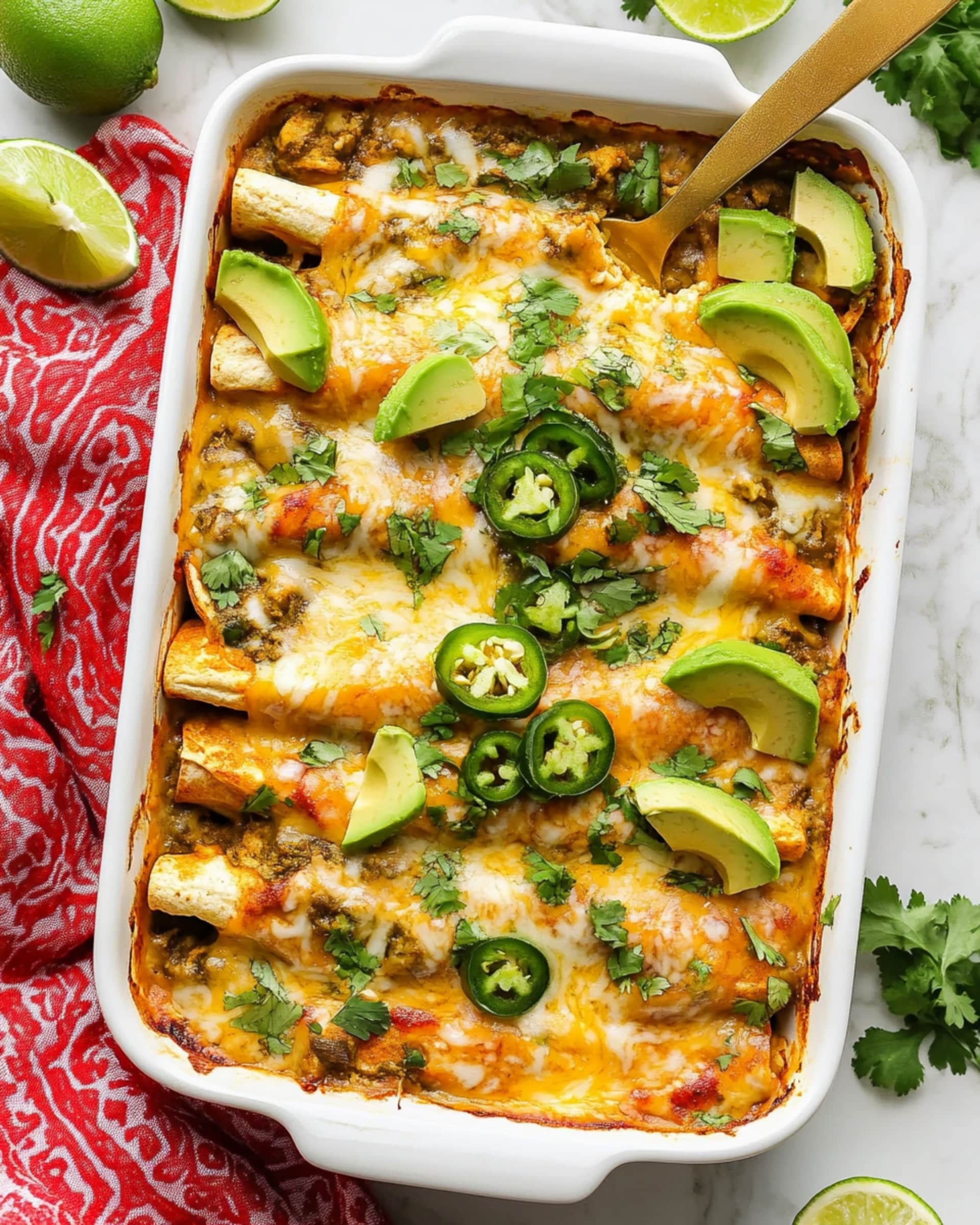 Easy Green Chicken Enchiladas Recipe