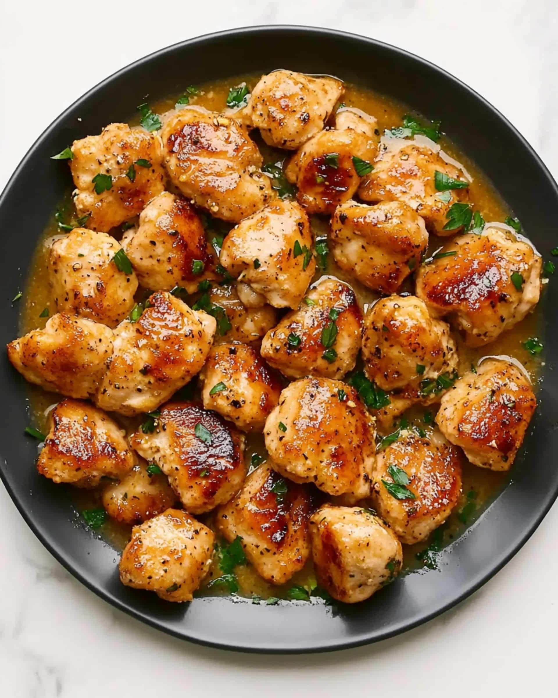 Garlic Butter Chicken Bites Recipe