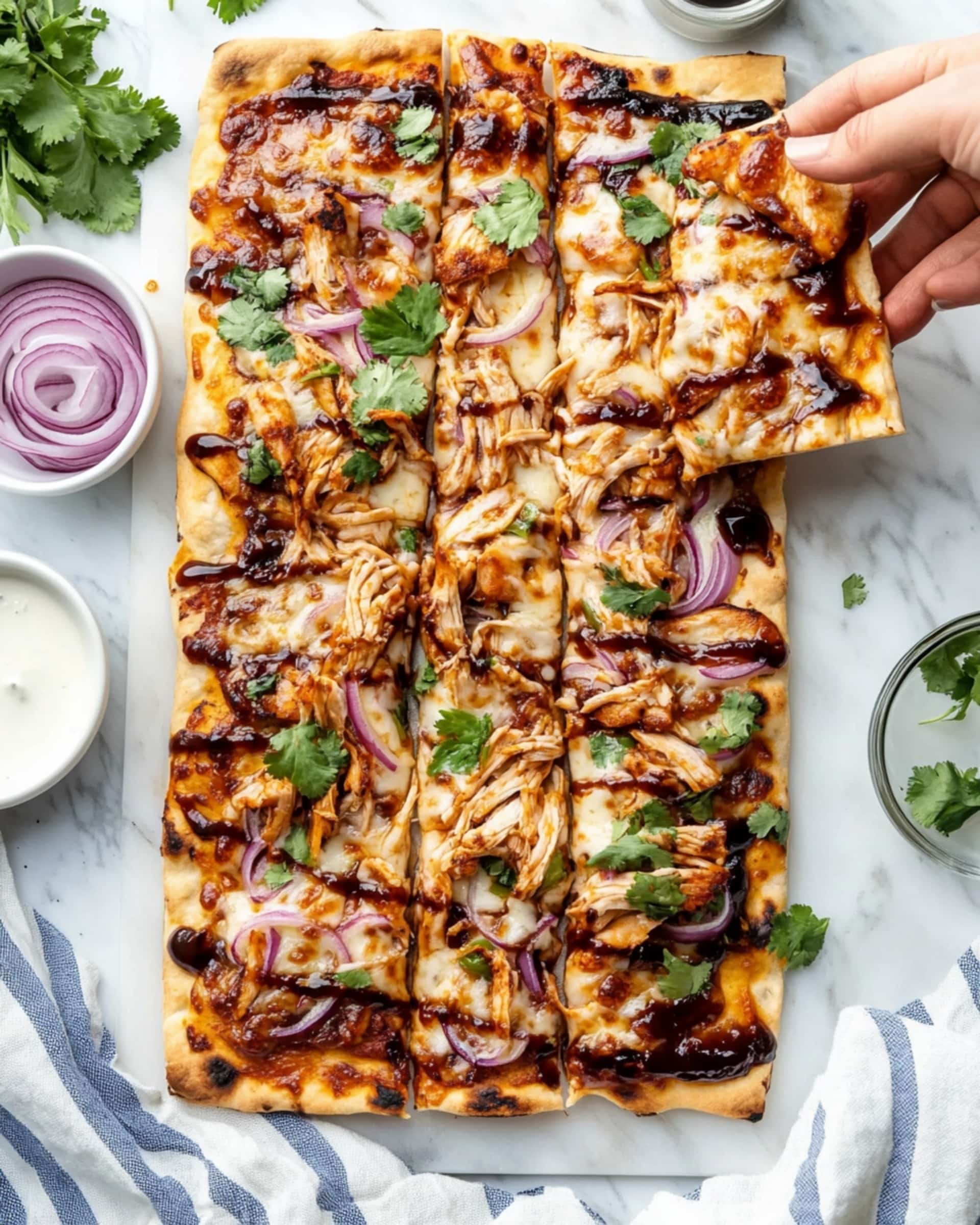 Grilled BBQ Chicken Pizza Recipe