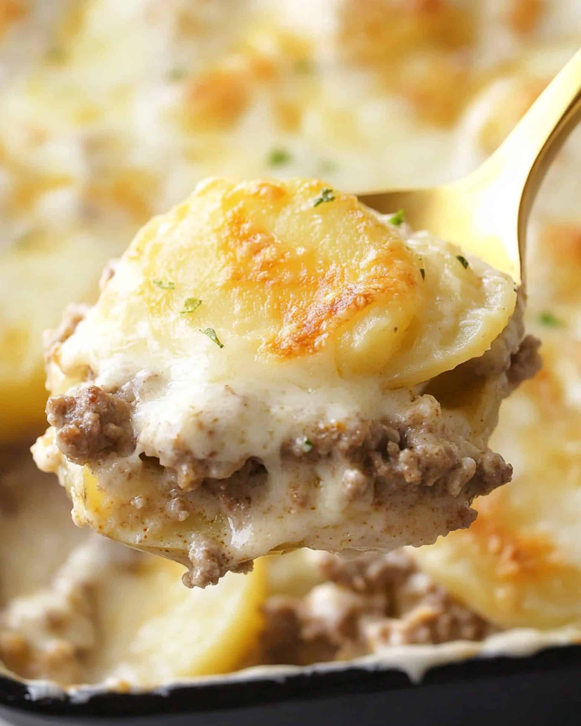 Hamburger Potato Casserole Recipe