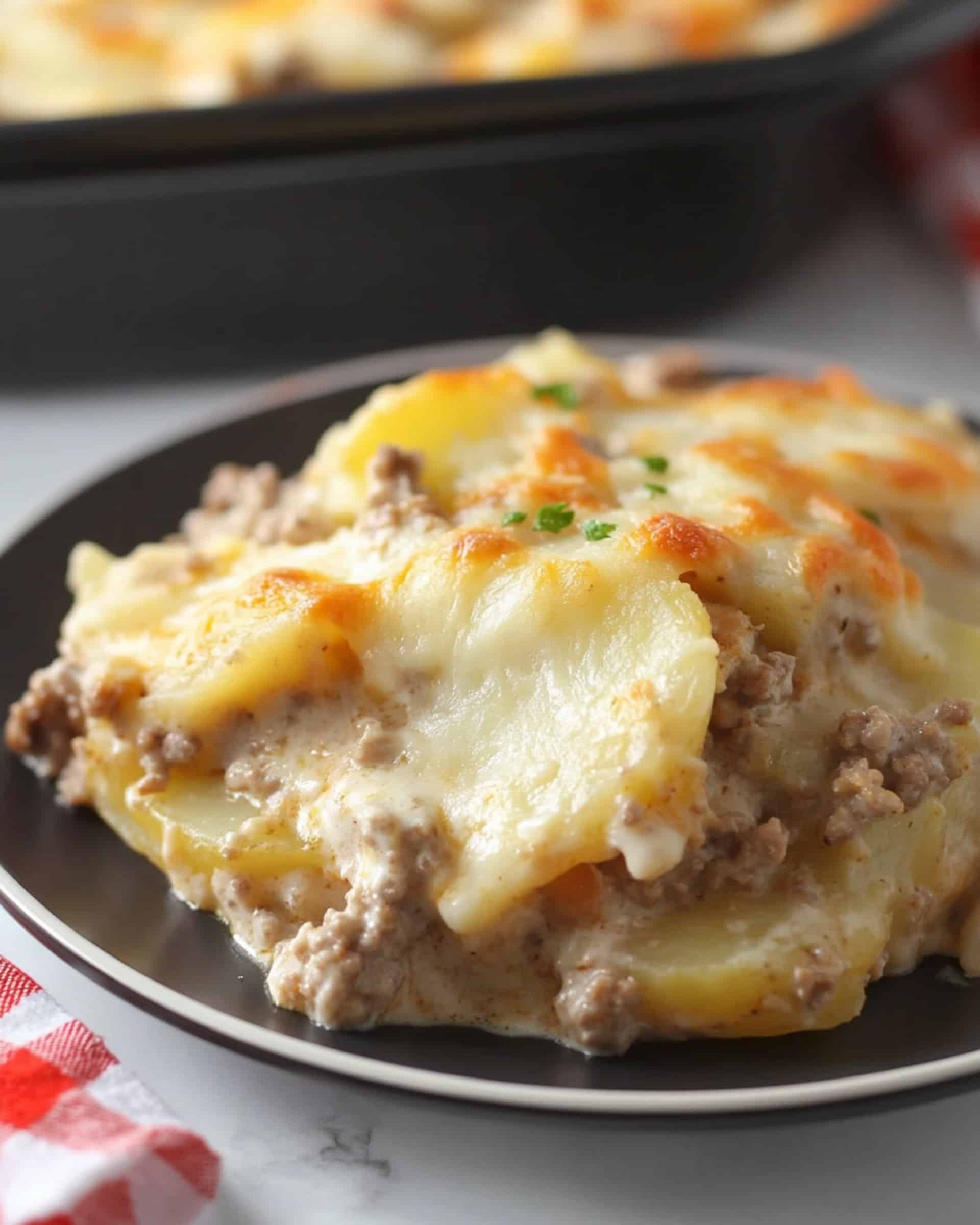 Hamburger Potato Casserole Recipe