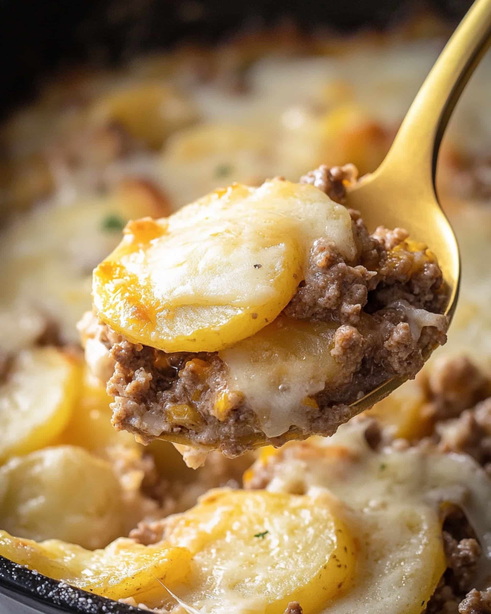 Hamburger Potato Casserole Recipe