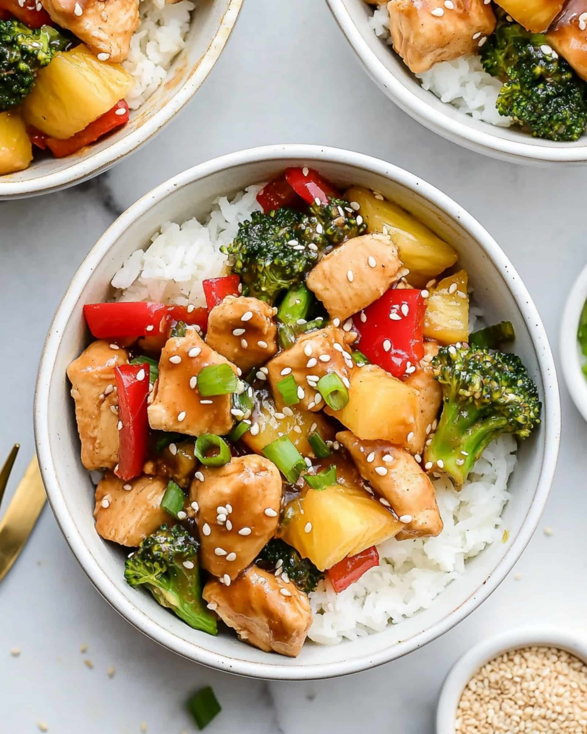 Healthy Pineapple Chicken Stir Fry Recipe