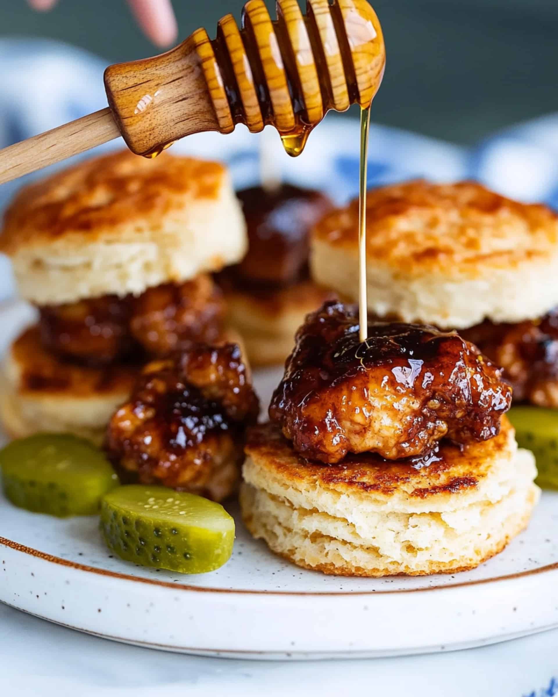 Hot Honey Chicken Biscuits Recipe