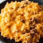 Instant Pot Cheesy Ground Beef and Rice Recipe