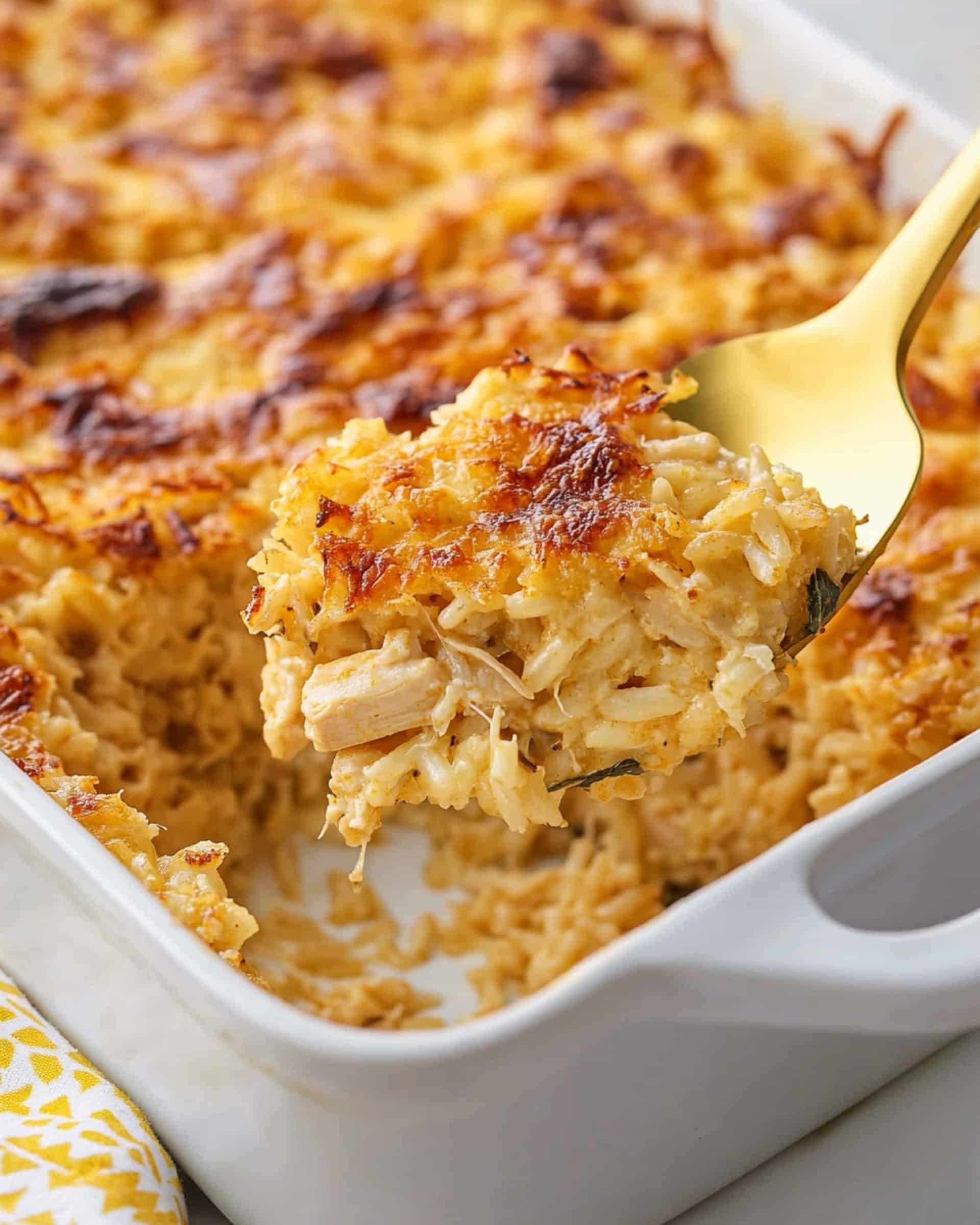 No Peek Chicken Rice Casserole Recipe