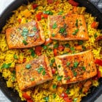 One-Pan Salmon and Rice Recipe