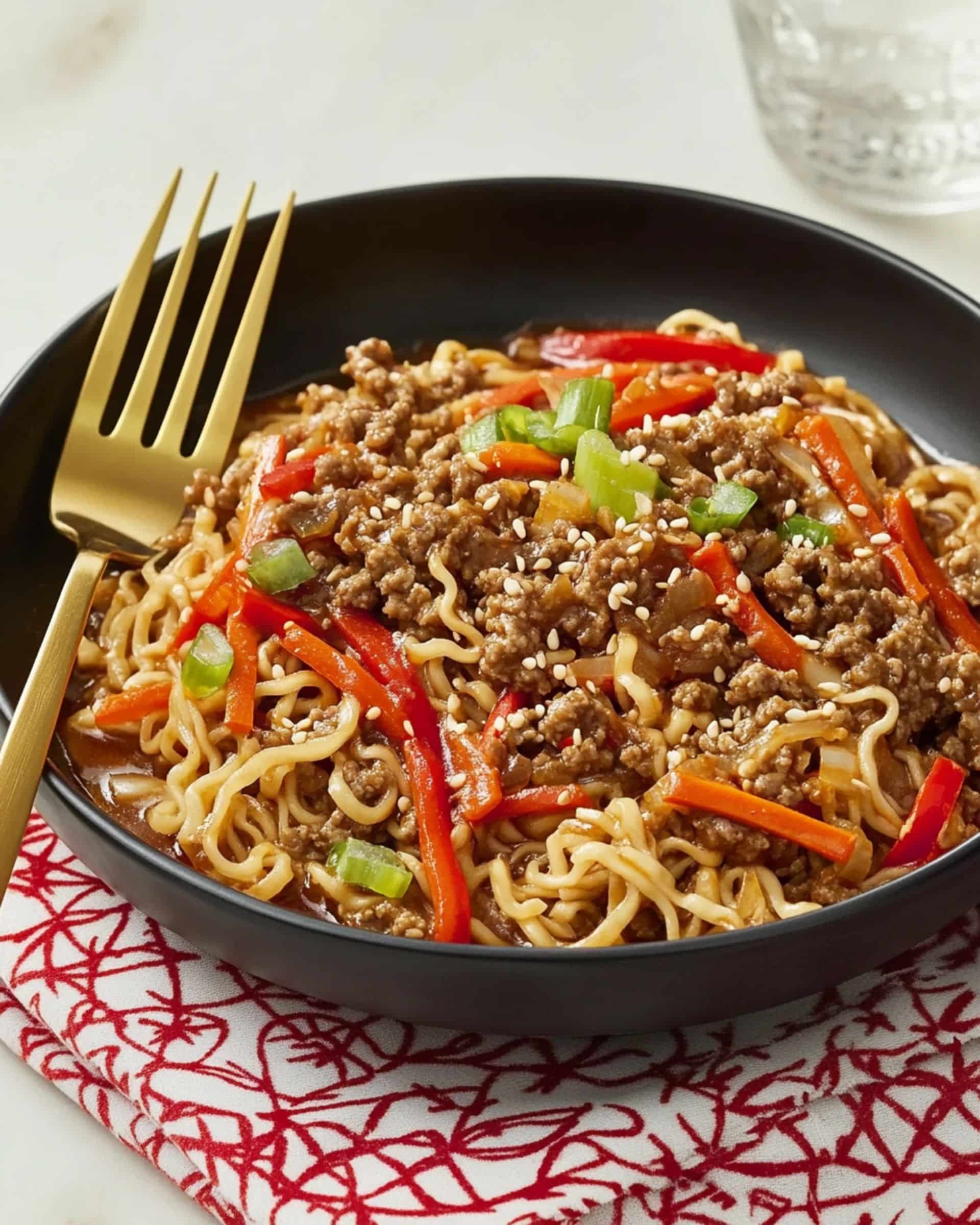 One-Pot Beef Ramen Noodles Recipe