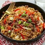 One-Pot Beef Ramen Noodles Recipe