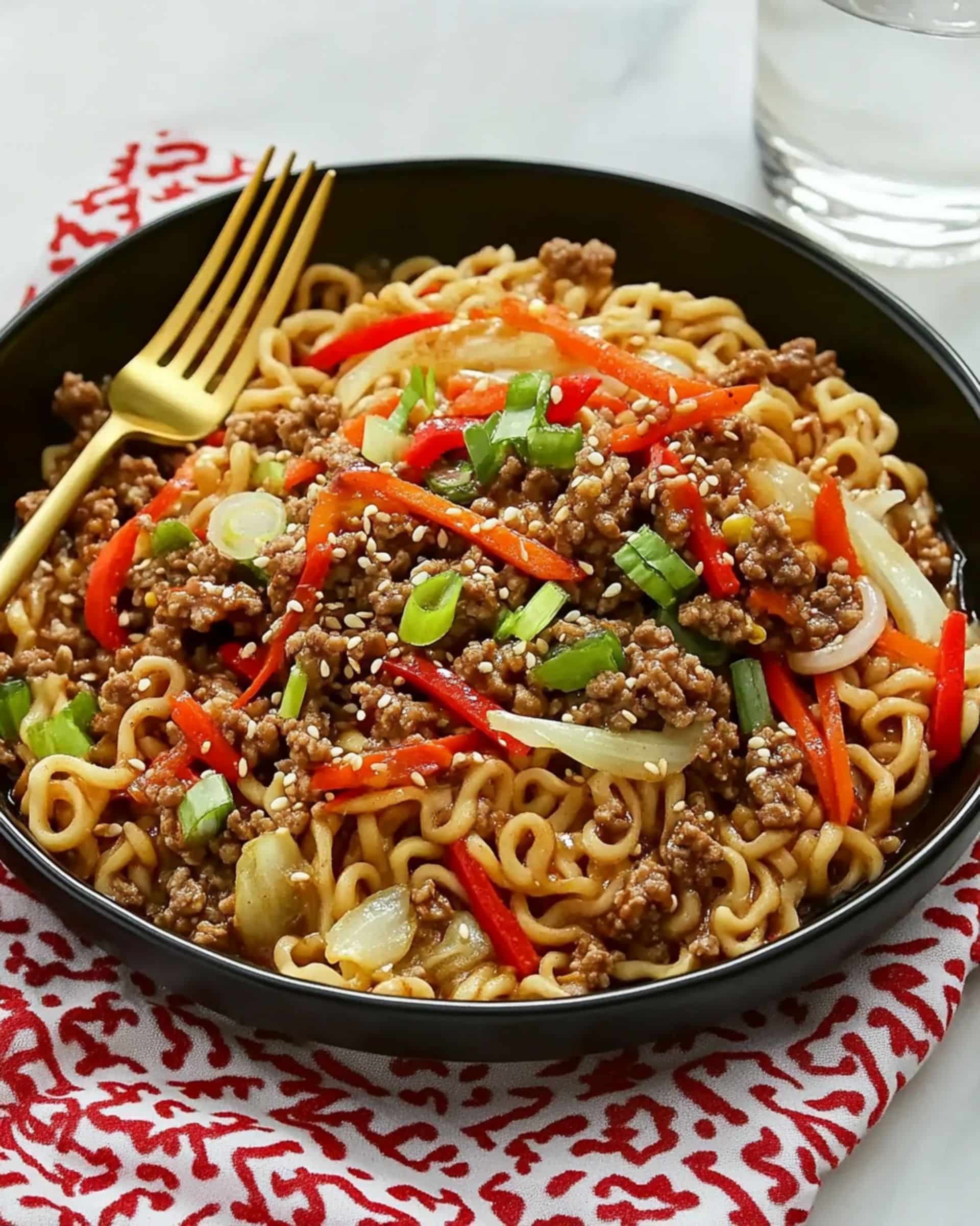 One-Pot Beef Ramen Noodles Recipe