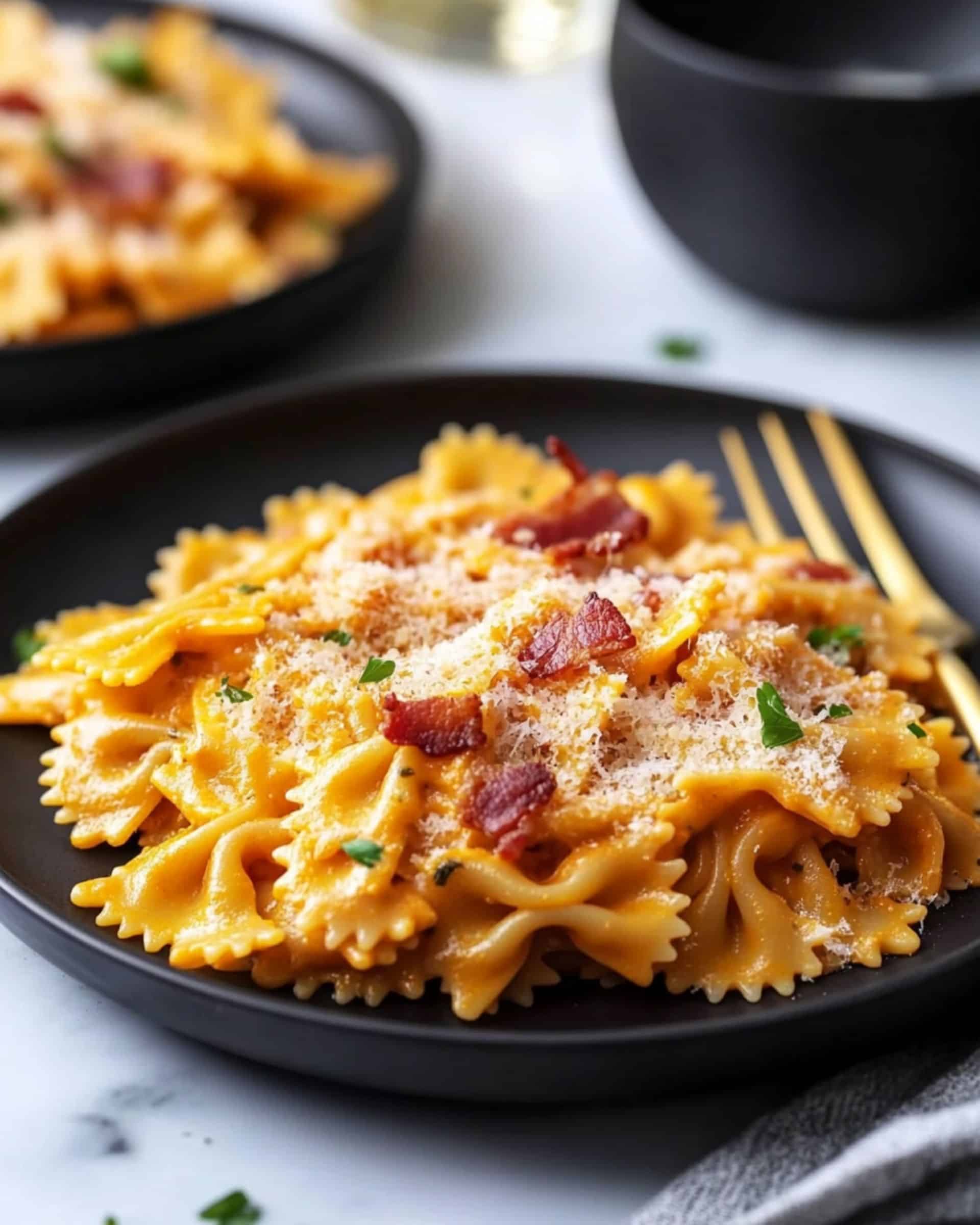 Pumpkin and Bacon Pasta Recipe