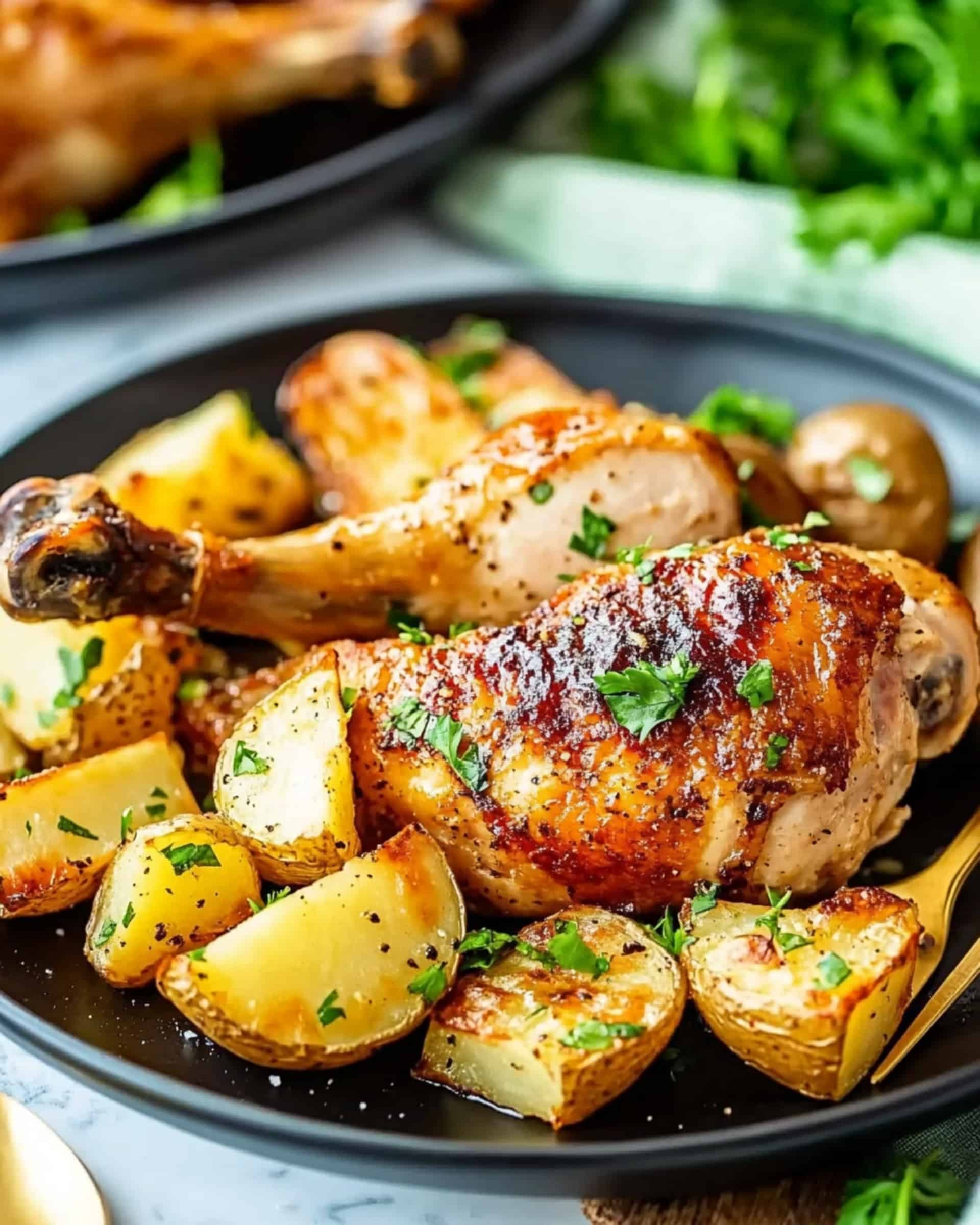 Roasted Chicken and Potatoes Recipe