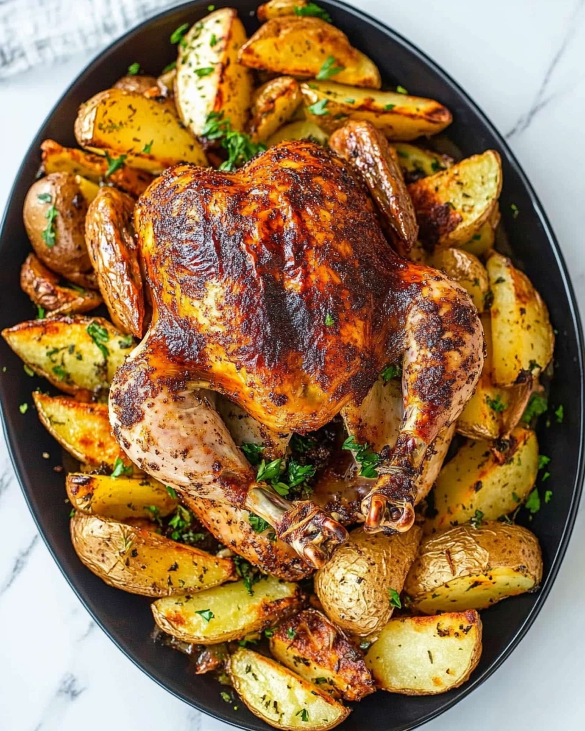 Roasted Chicken and Potatoes Recipe