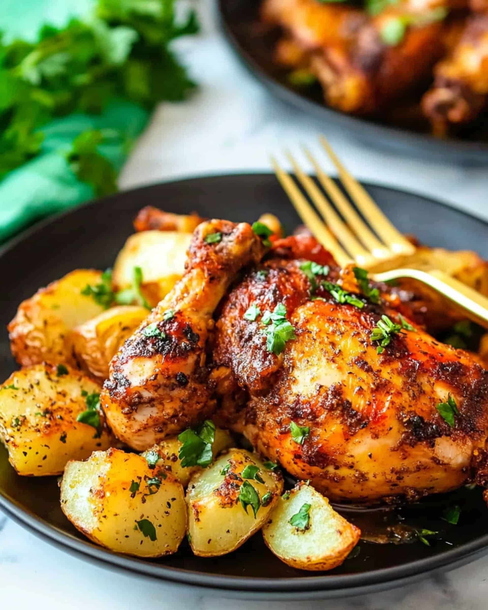 Roasted Chicken and Potatoes Recipe