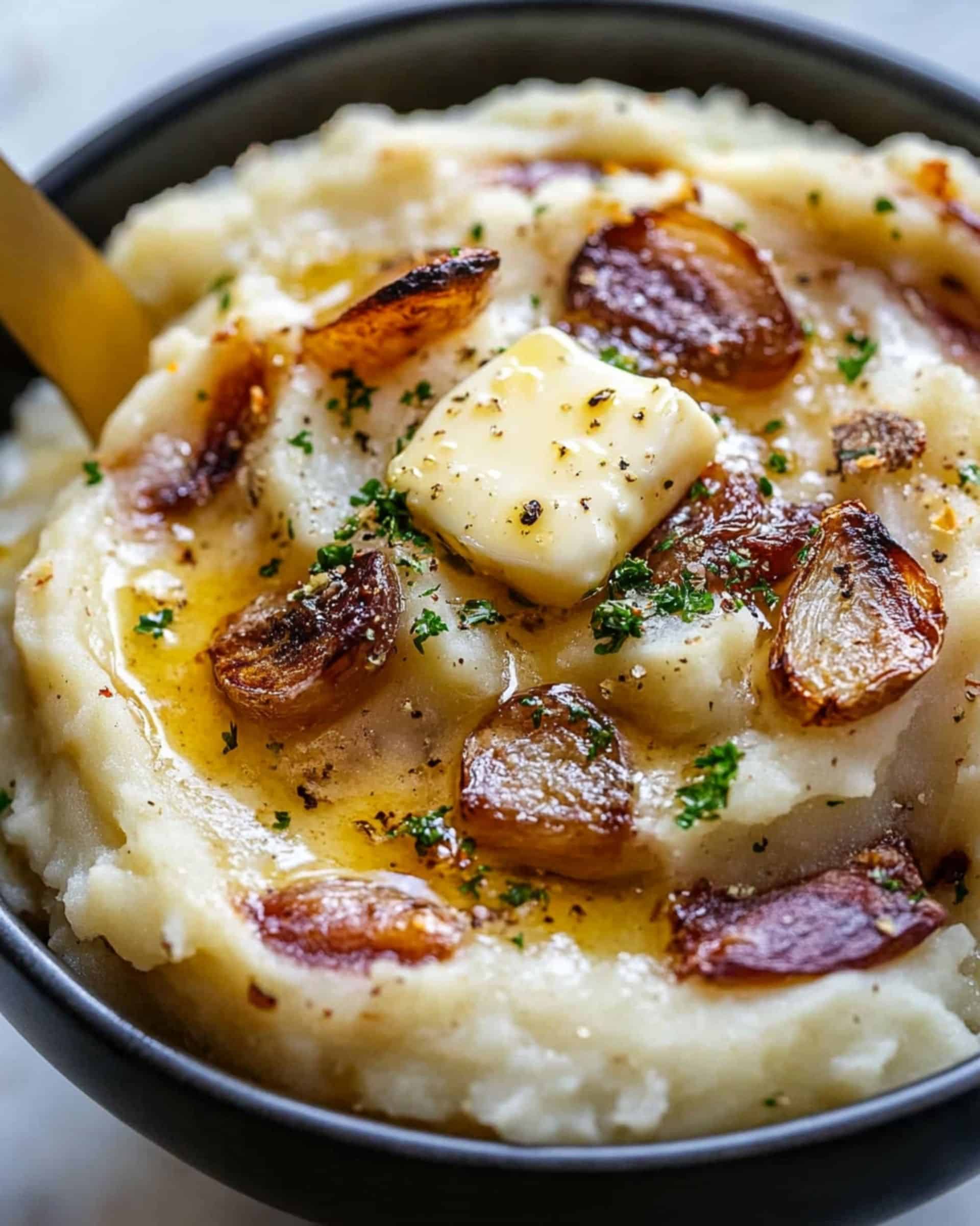 Roasted Garlic Mashed Potatoes Recipe