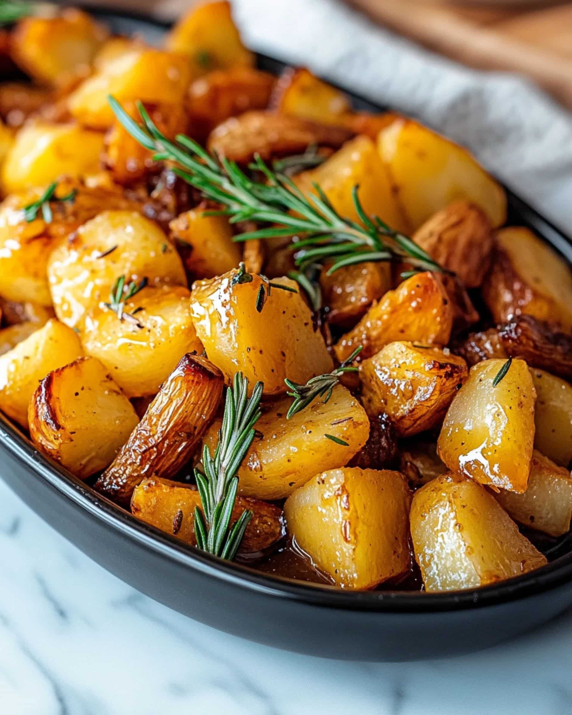 Roasted Root Vegetables with Burnt Honey Recipe