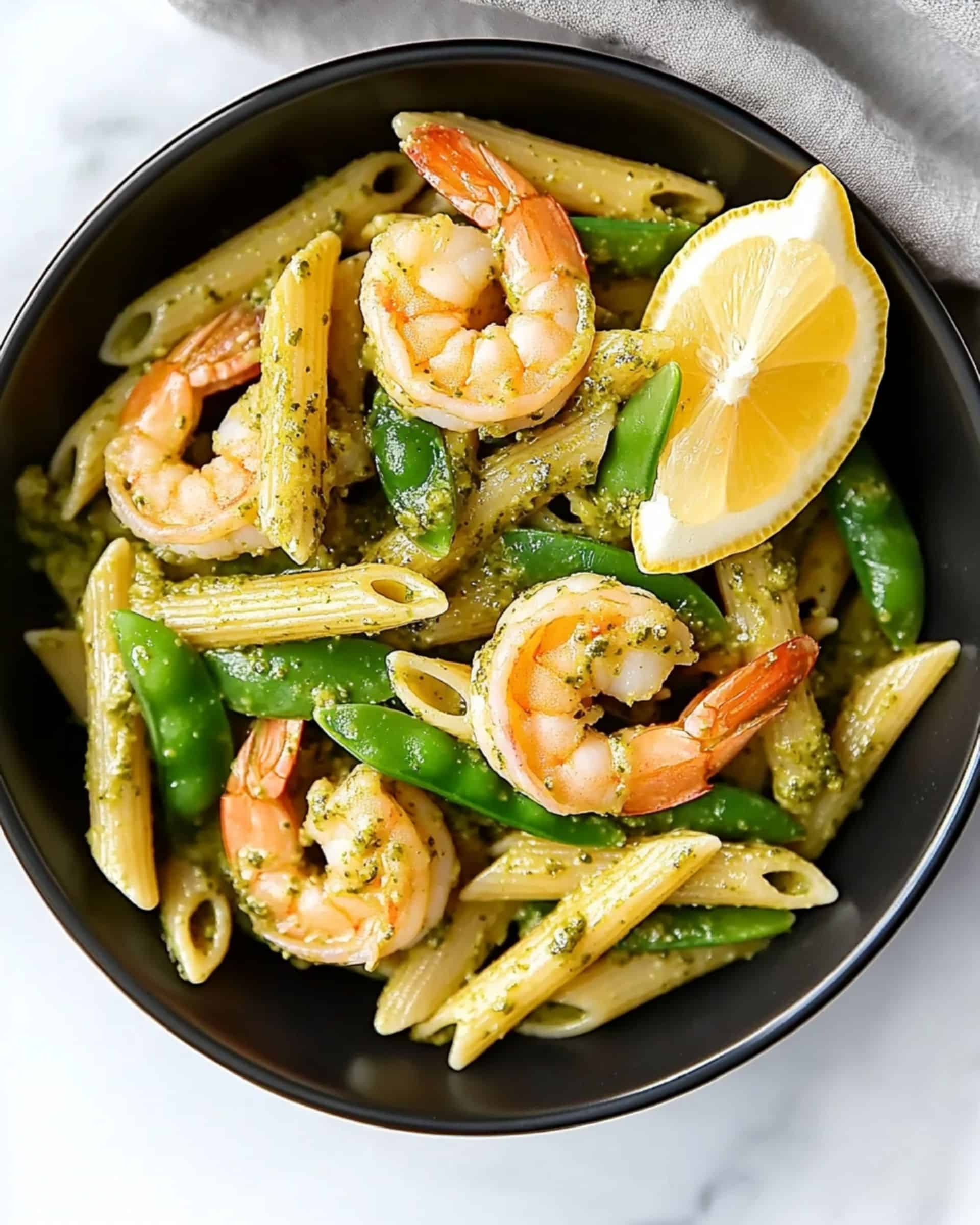 Shrimp Pesto Penne Recipe