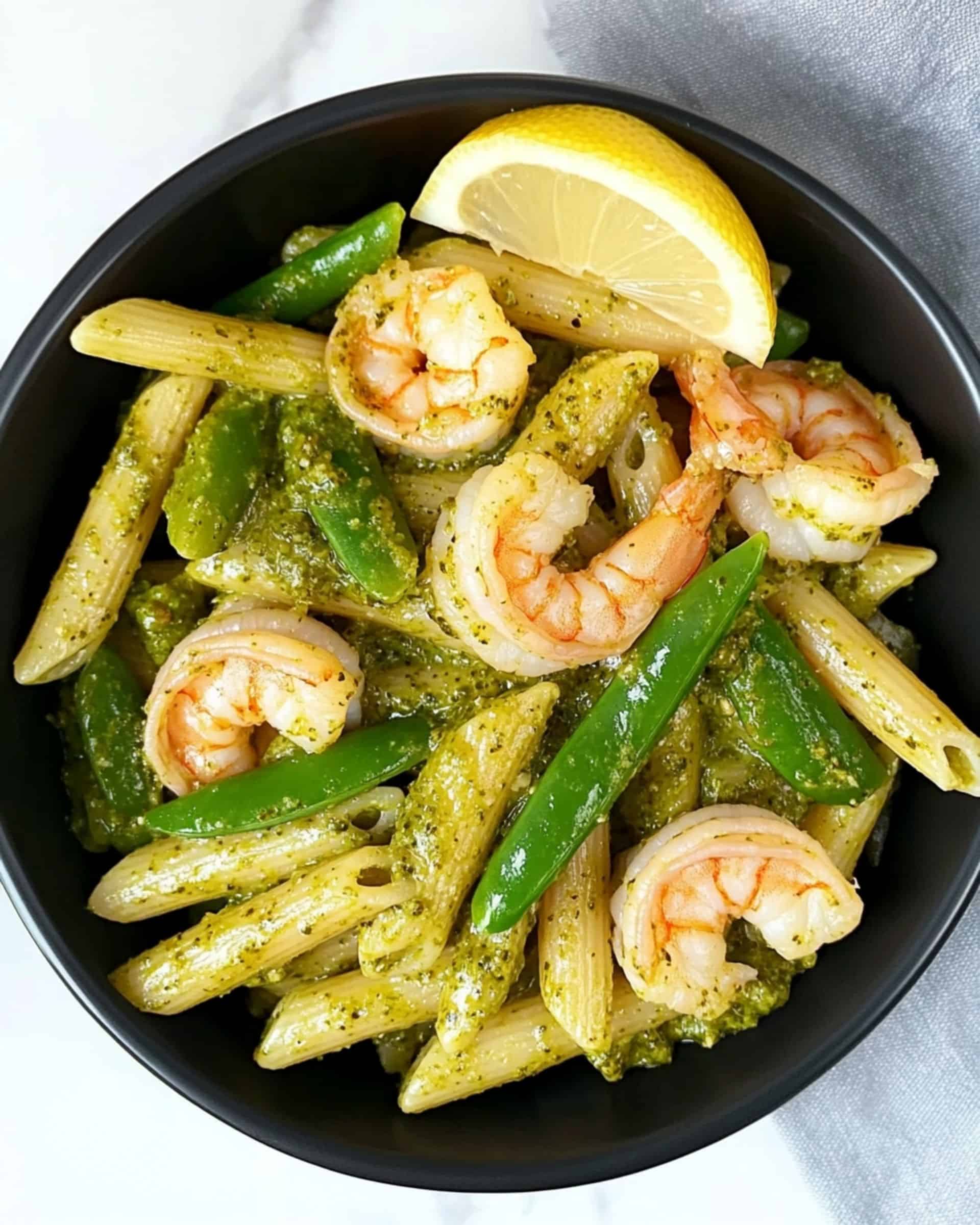 Shrimp Pesto Penne Recipe