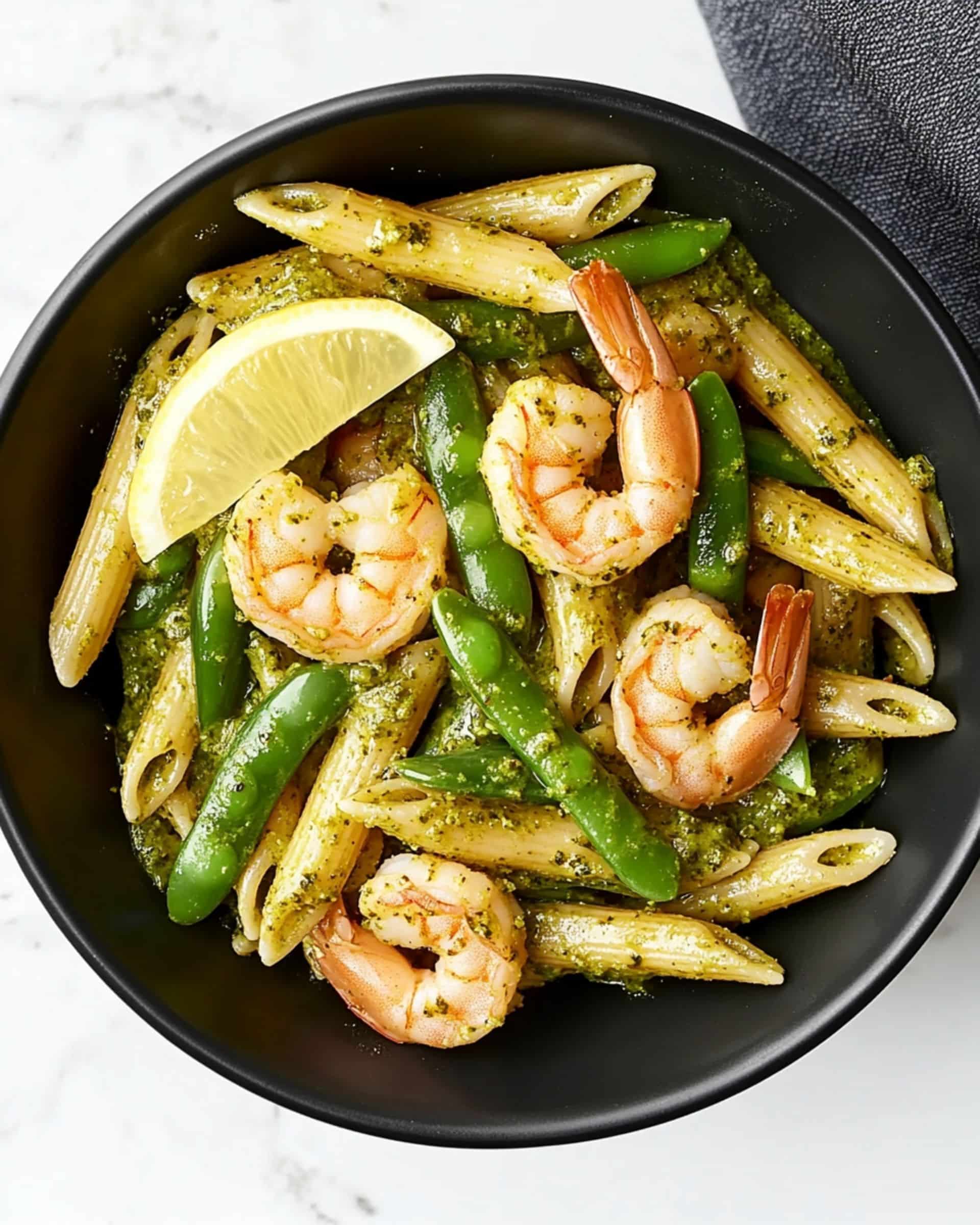 Shrimp Pesto Penne Recipe