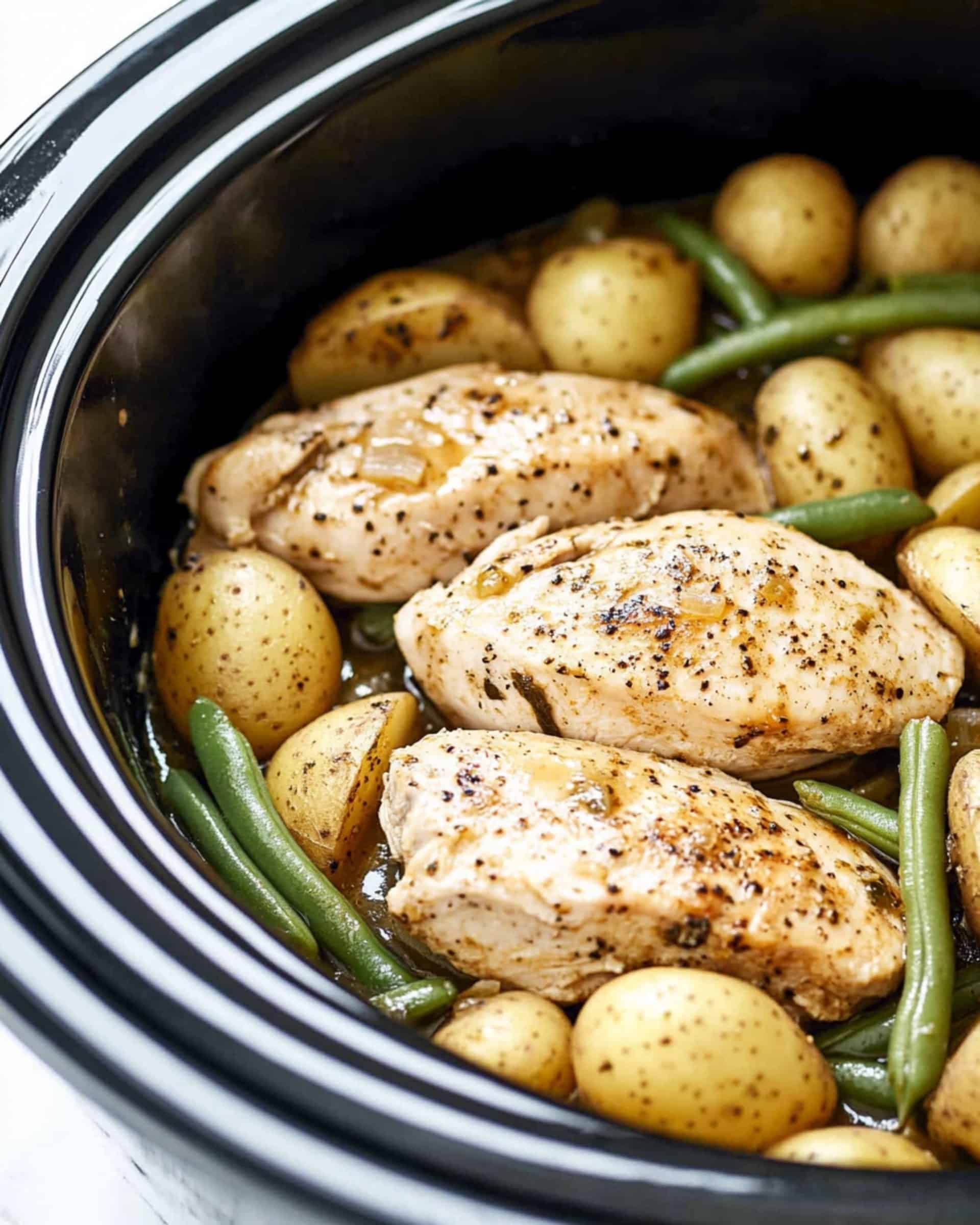 Slow Cooker Chicken and Potatoes Recipe