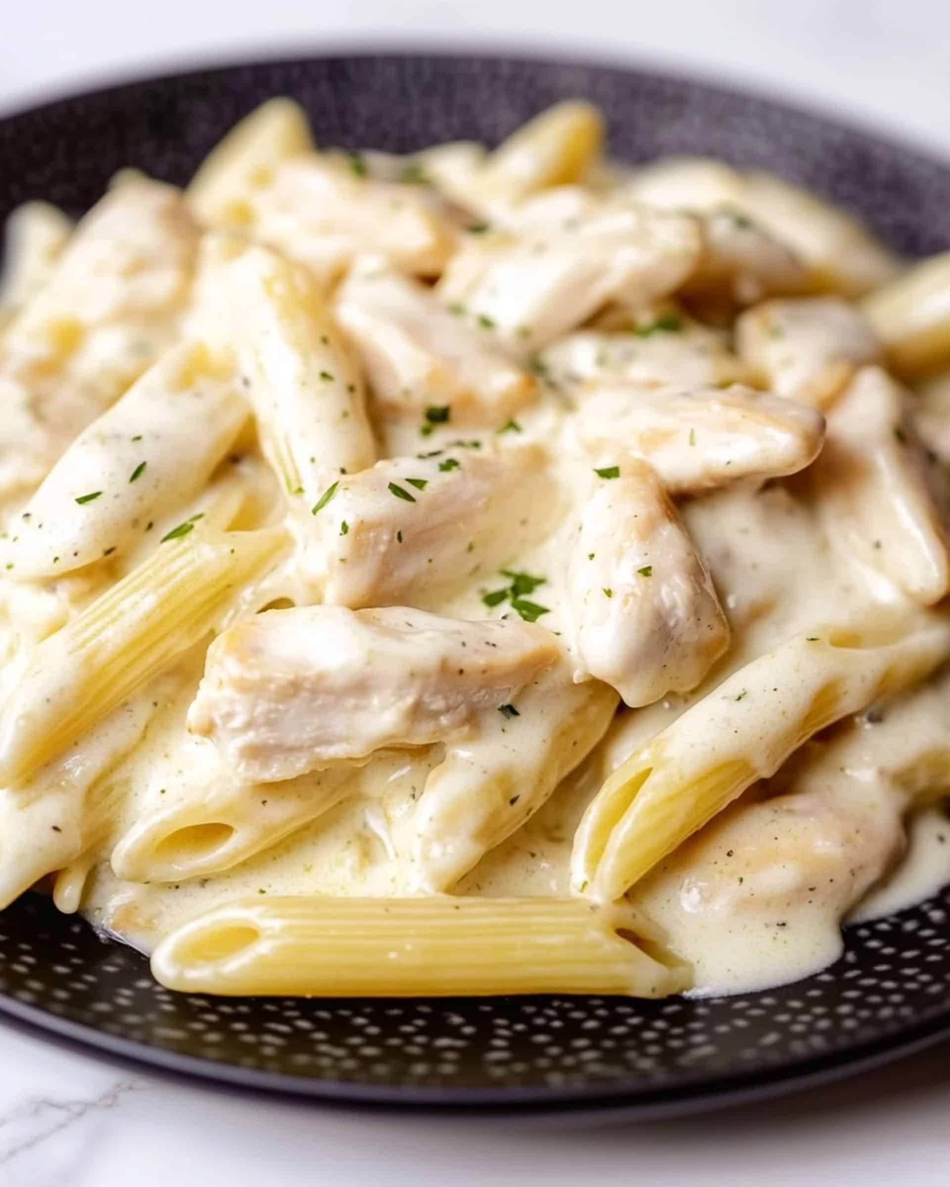 Slow Cooker Creamy Chicken and Penne Recipe