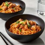 Slow Cooker Honey Garlic Chicken Noodles Recipe