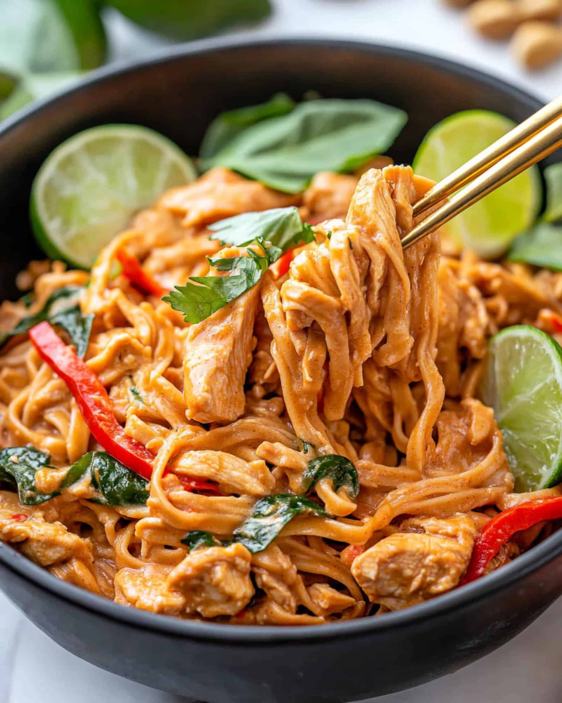 Spicy Peanut Noodles Recipe