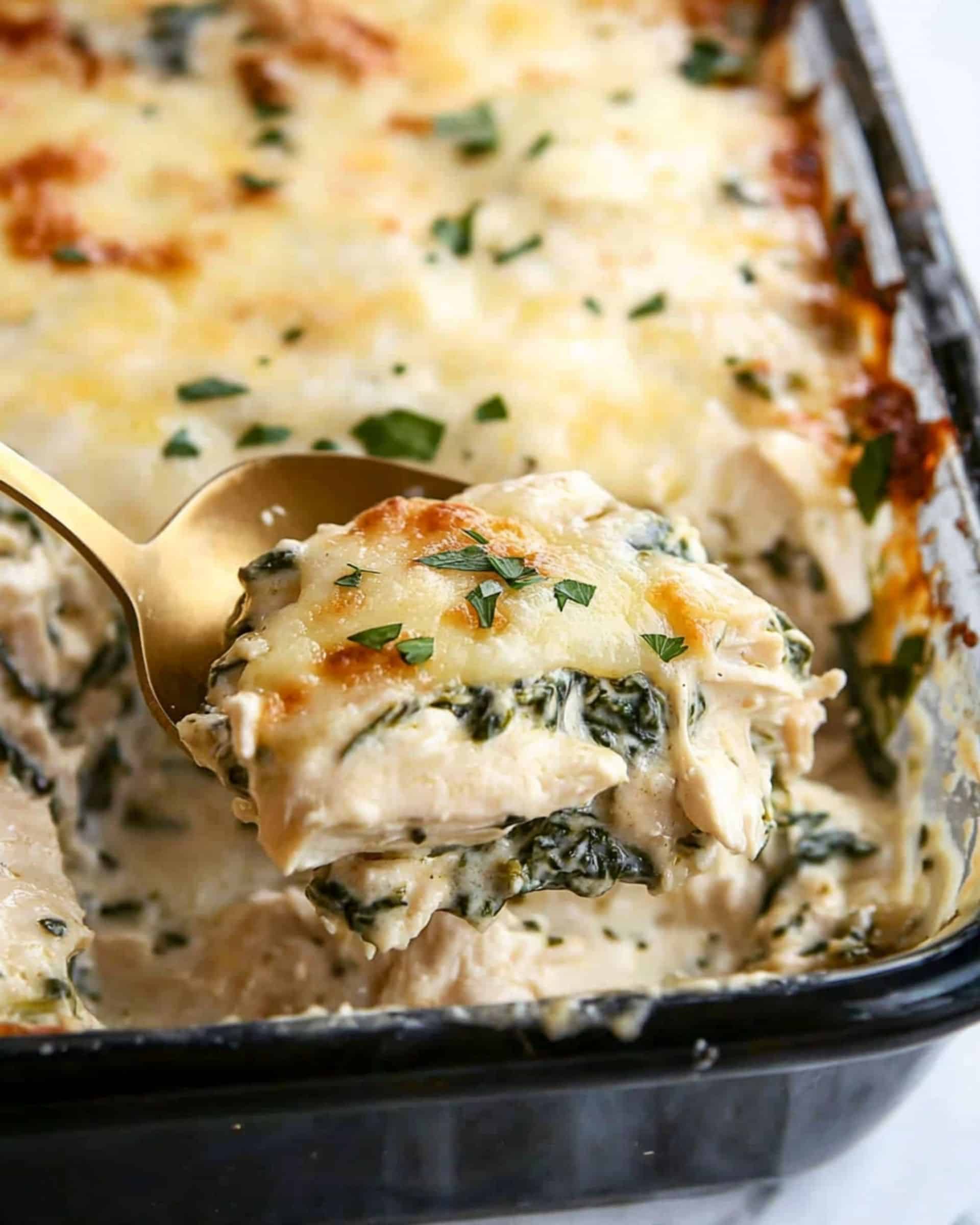 Spinach Artichoke Chicken Casserole Recipe