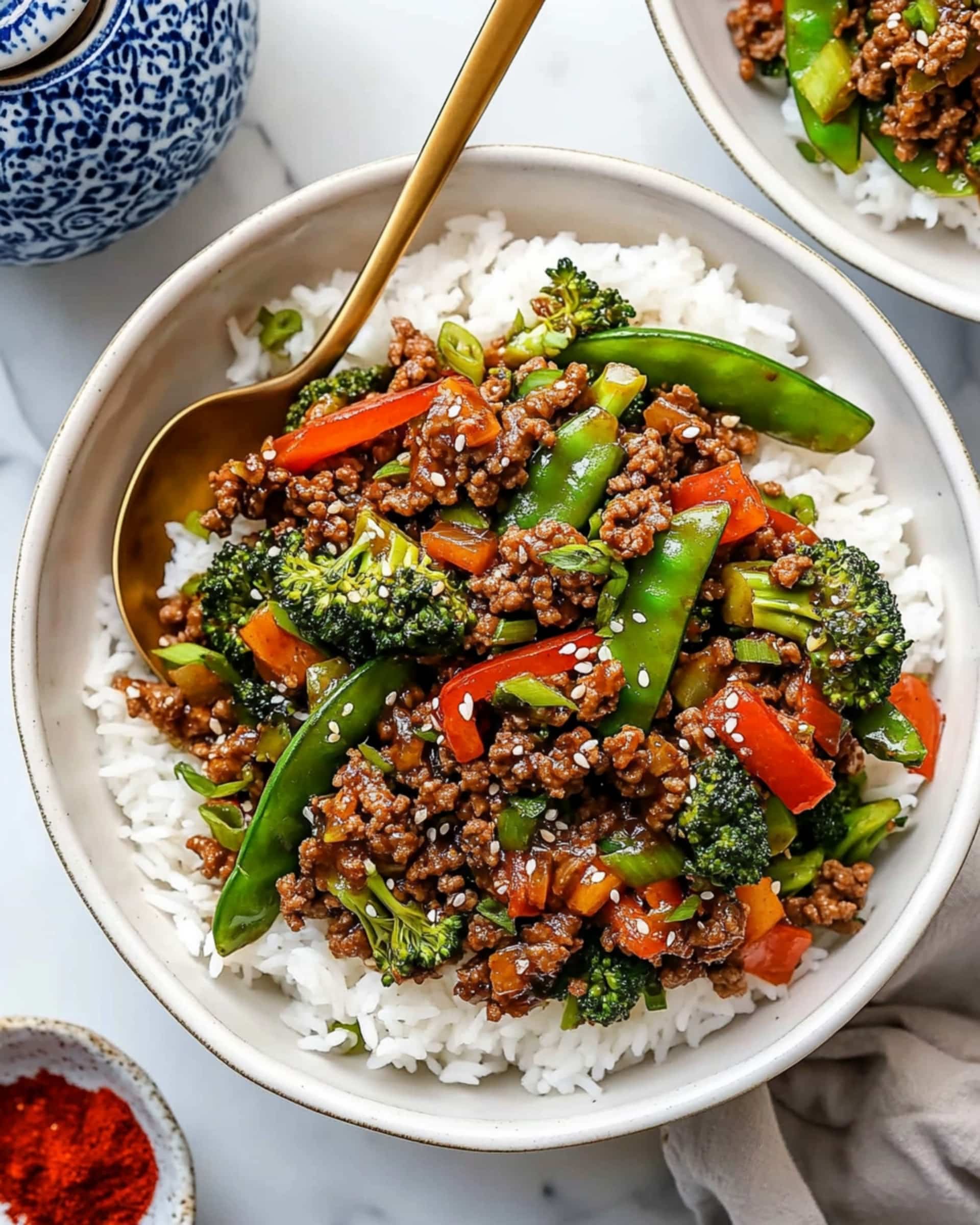 Teriyaki Beef Bowls Recipe