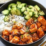 Teriyaki Salmon Bites Recipe