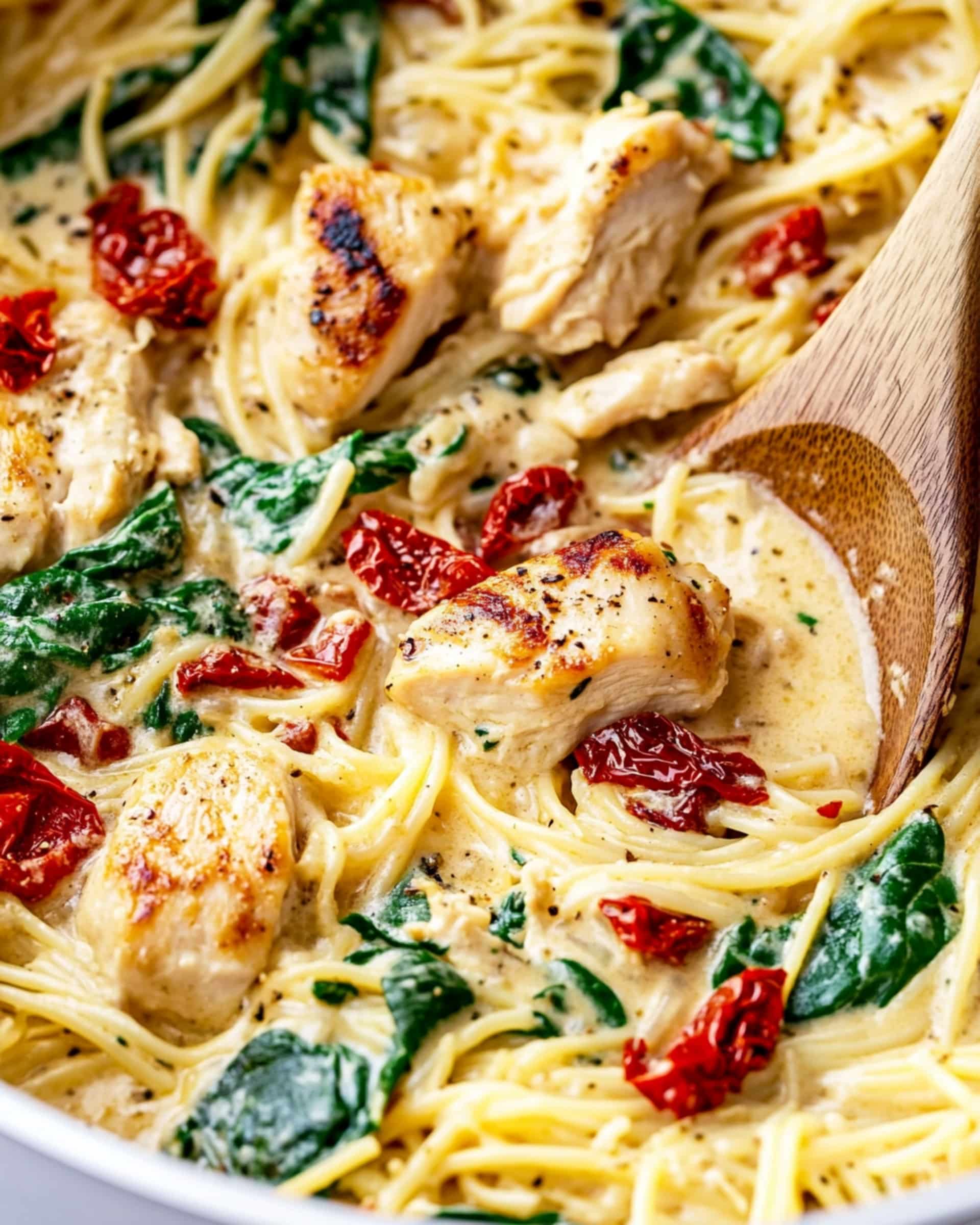 Tuscan Chicken and Spaghetti Squash Recipe