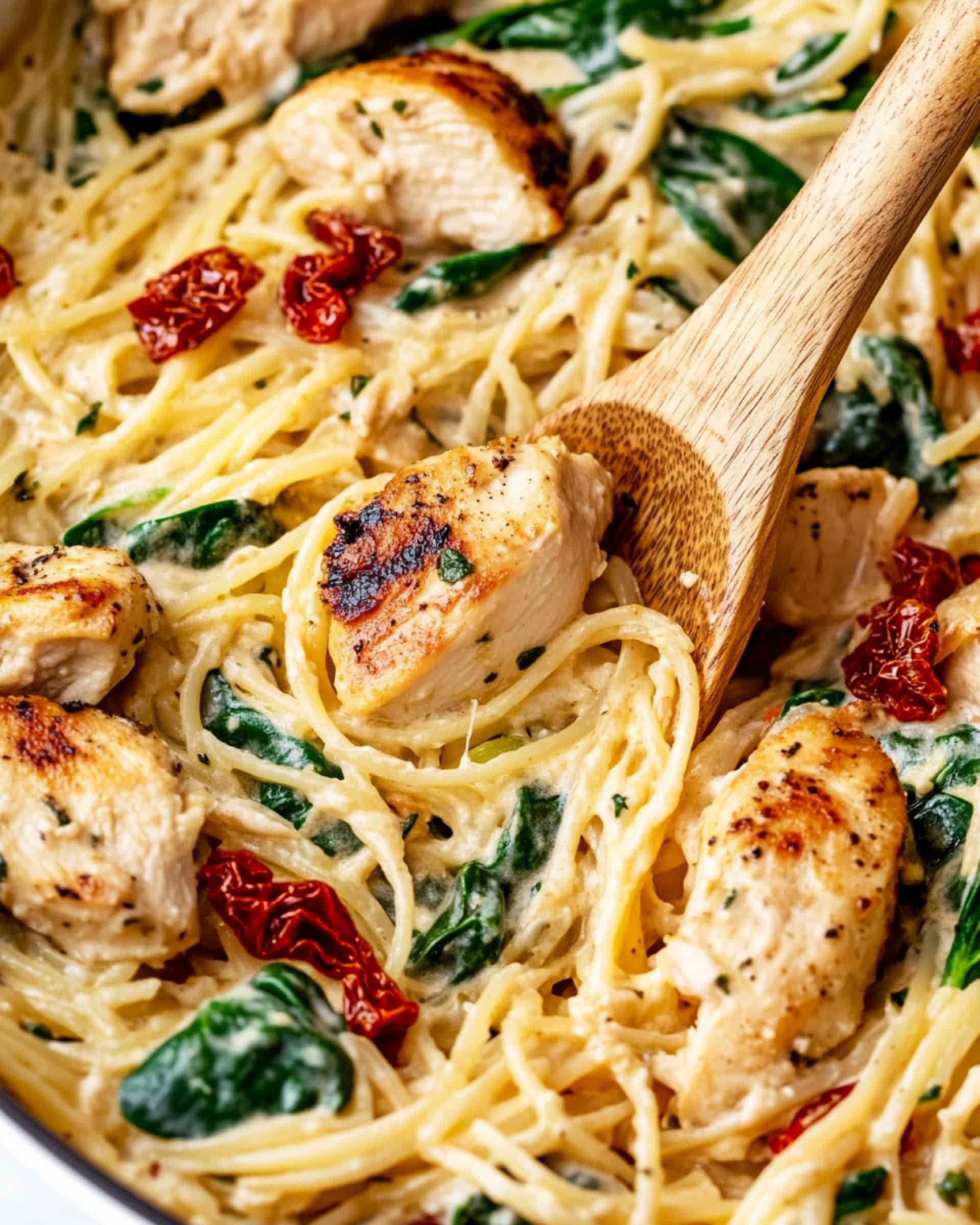 Tuscan Chicken and Spaghetti Squash Recipe