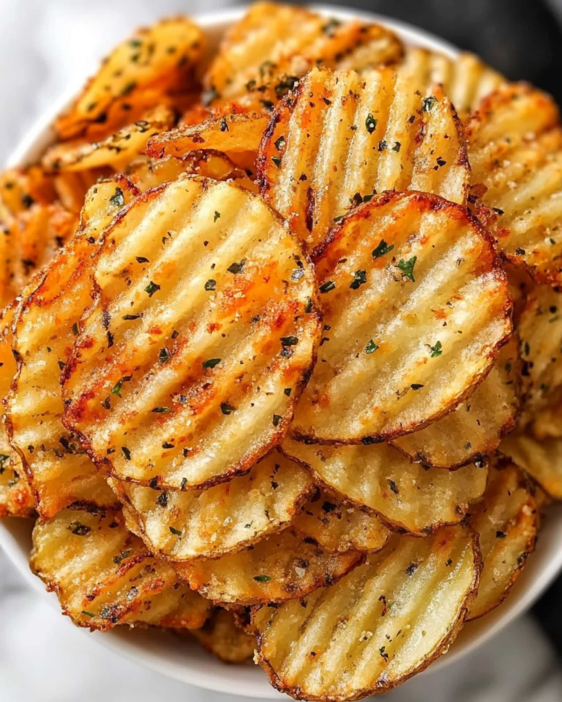 Air Fryer Spicy Dill Pickle Chips Recipe