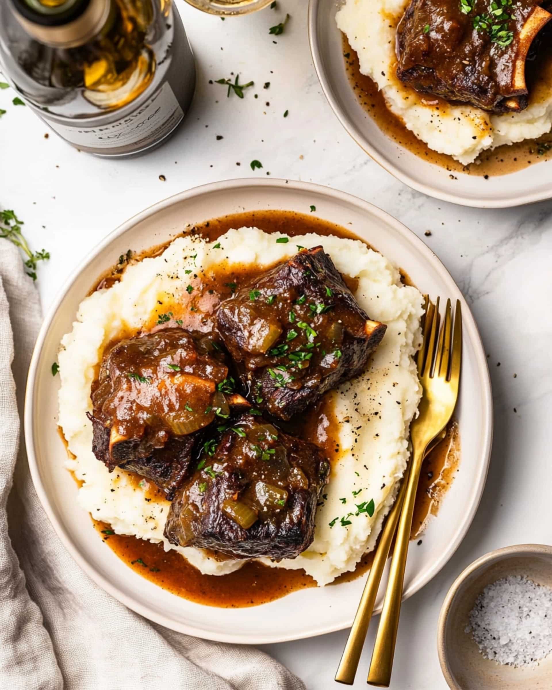 Asian-Inspired Creamy Braised Short Ribs Recipe