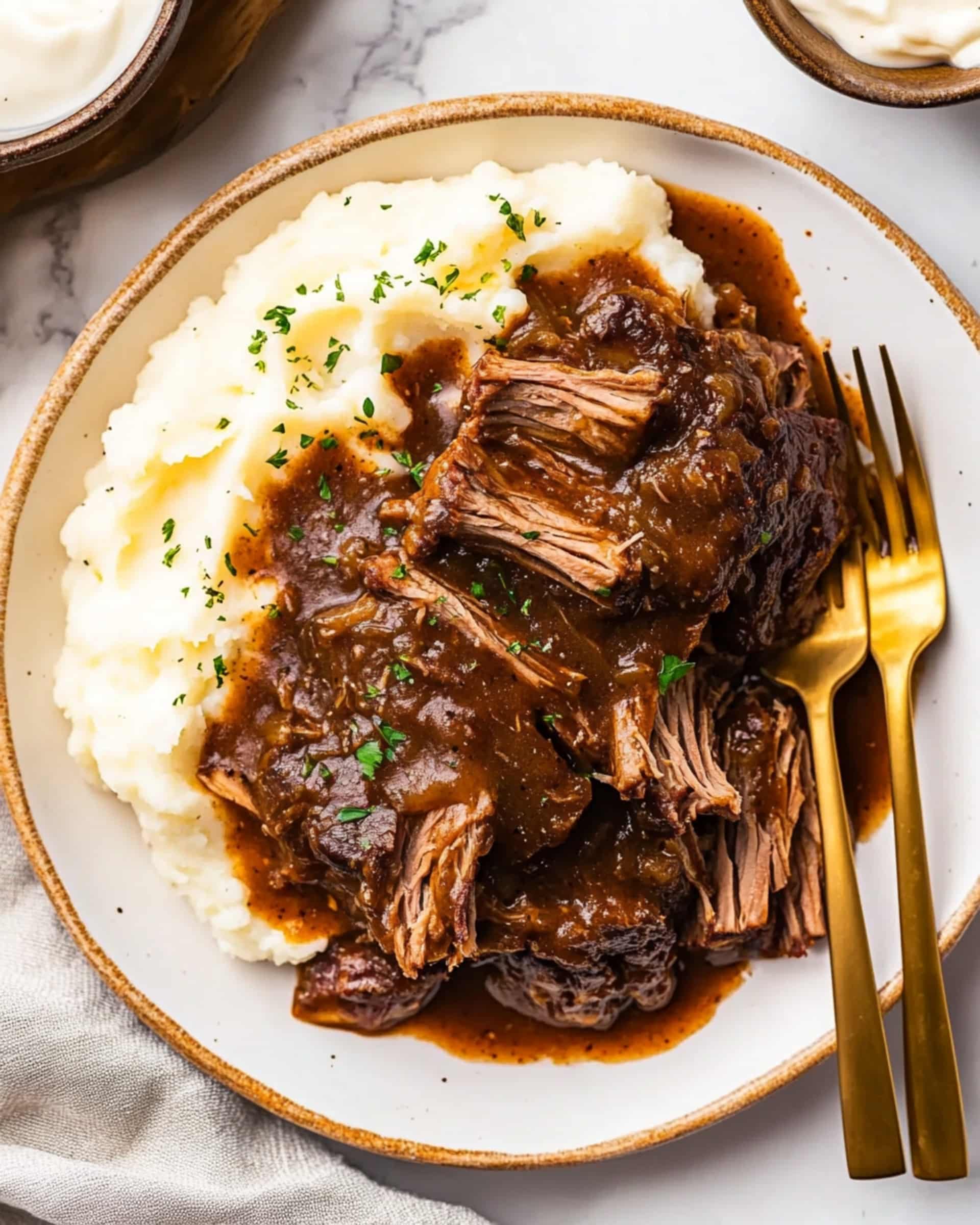 Asian-Inspired Creamy Braised Short Ribs Recipe