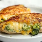 Broccoli Cheddar Stuffed Chicken Breast Recipe