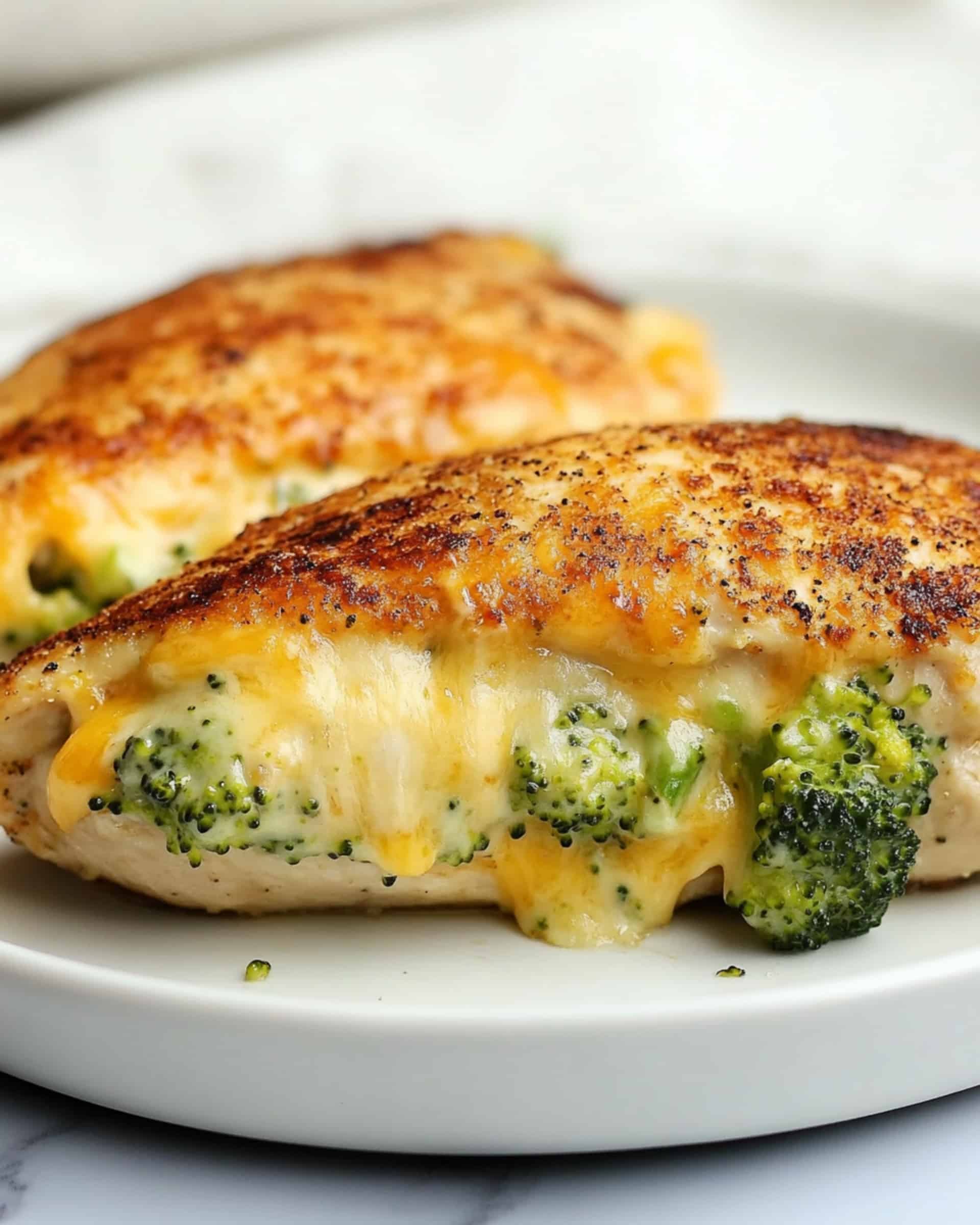 Broccoli Cheddar Stuffed Chicken Breast Recipe