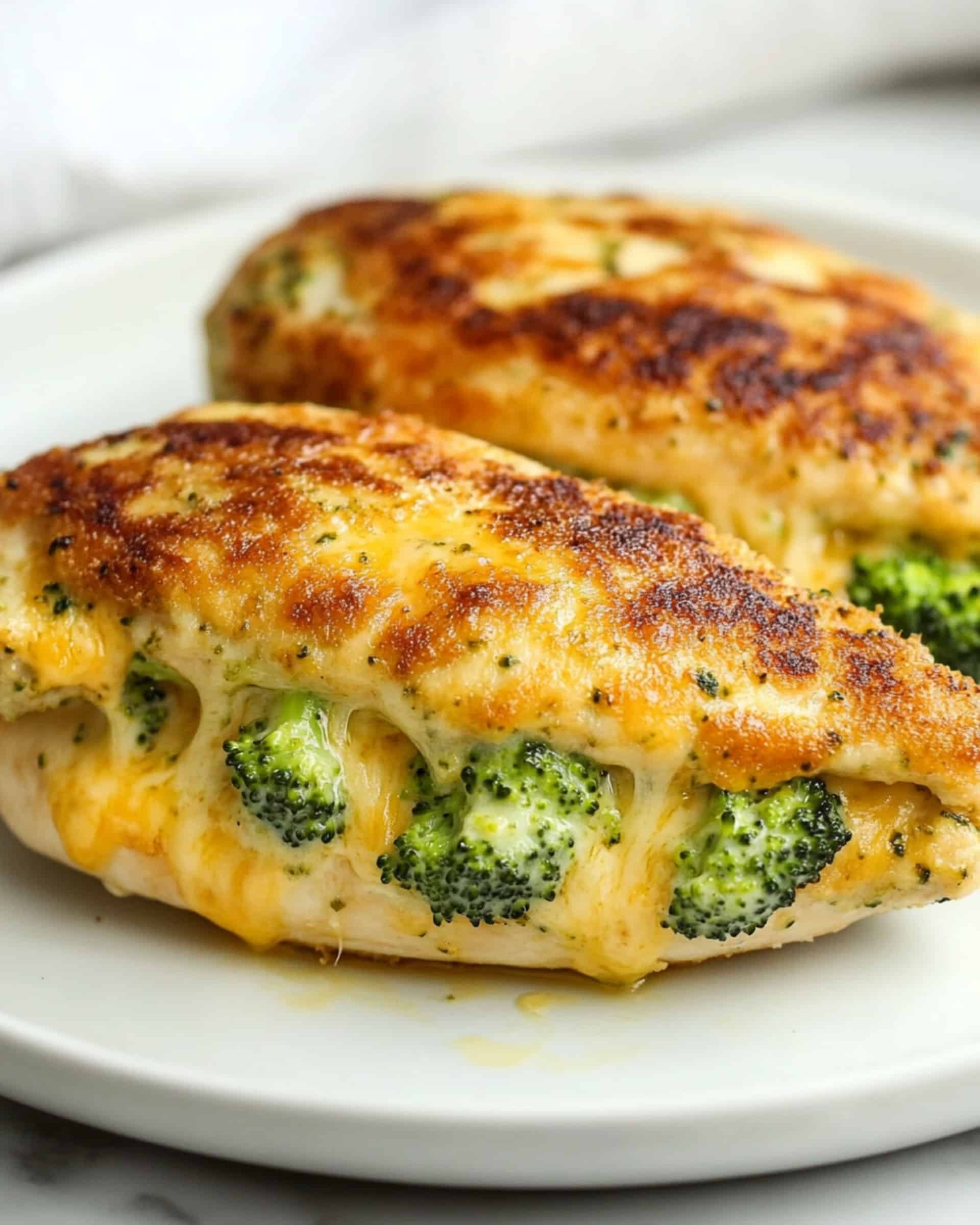 Broccoli Cheddar Stuffed Chicken Breast Recipe