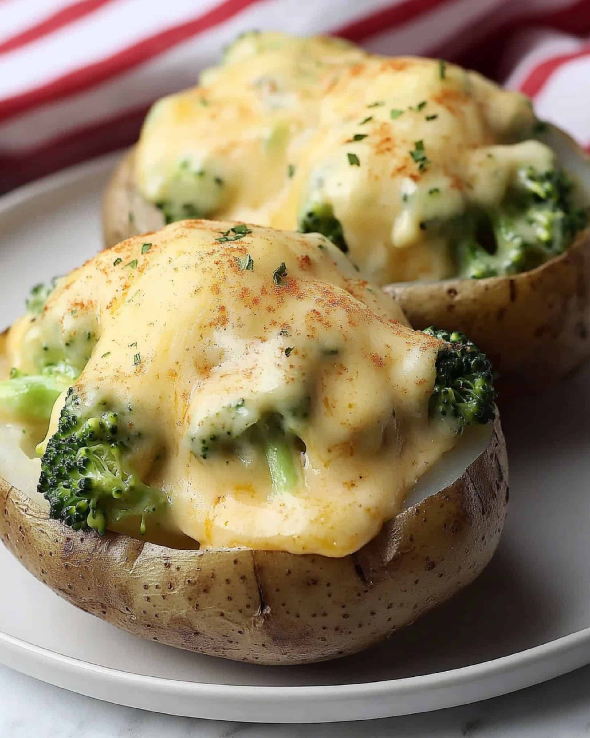 Broccoli Cheese Baked Potatoes Recipe