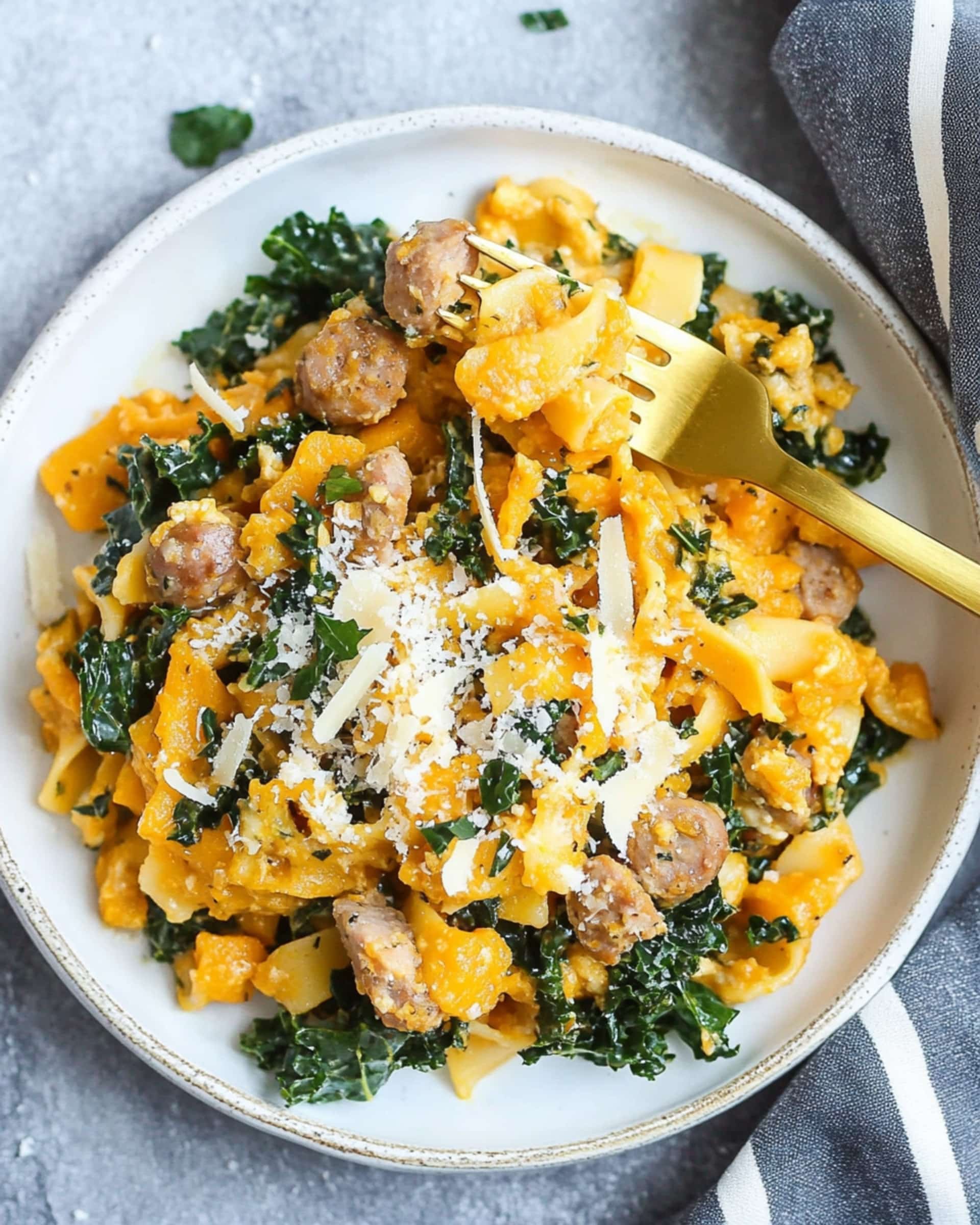 Butternut Squash Sausage Pasta Recipe