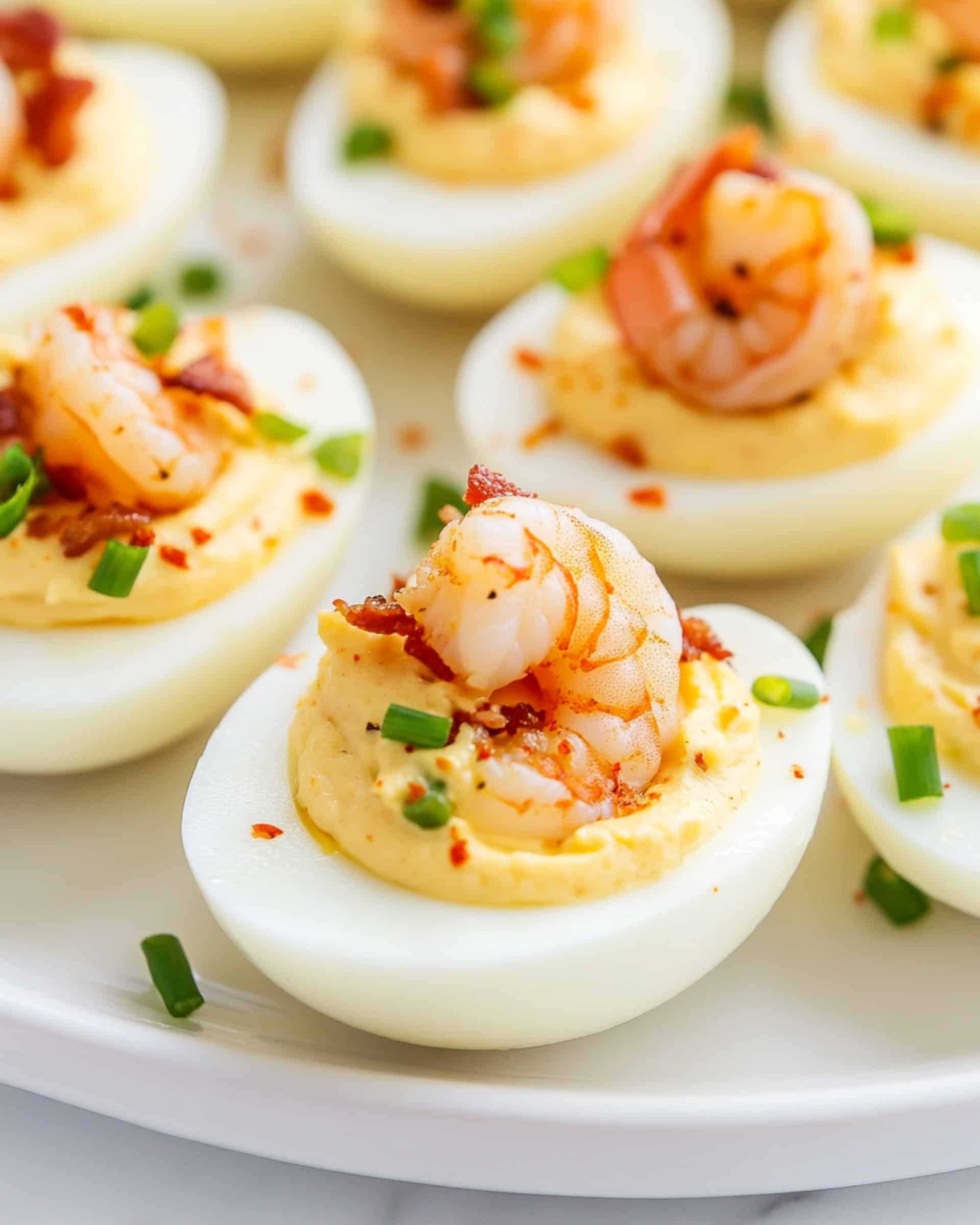 Cajun Shrimp Deviled Eggs Recipe