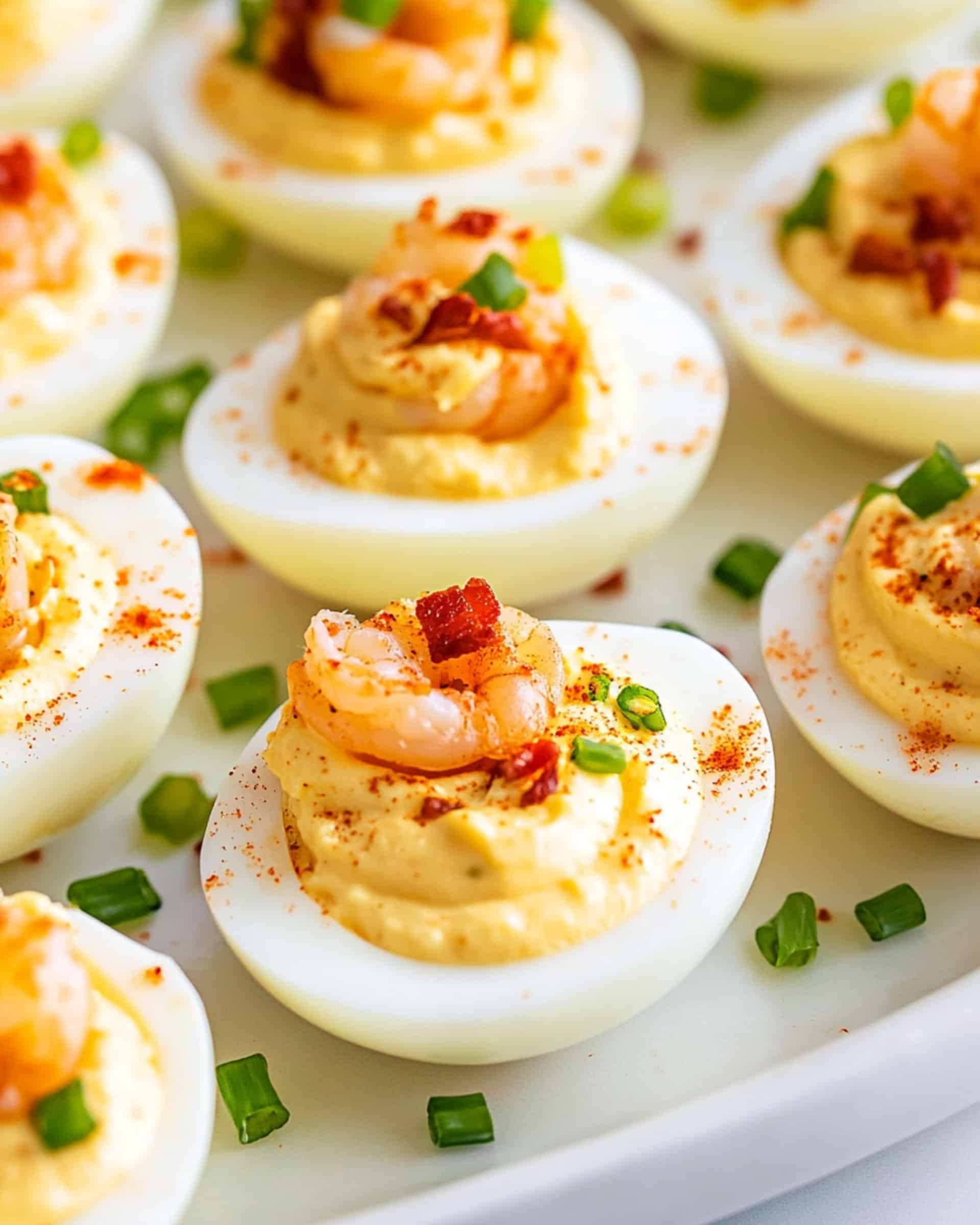 Cajun Shrimp Deviled Eggs Recipe