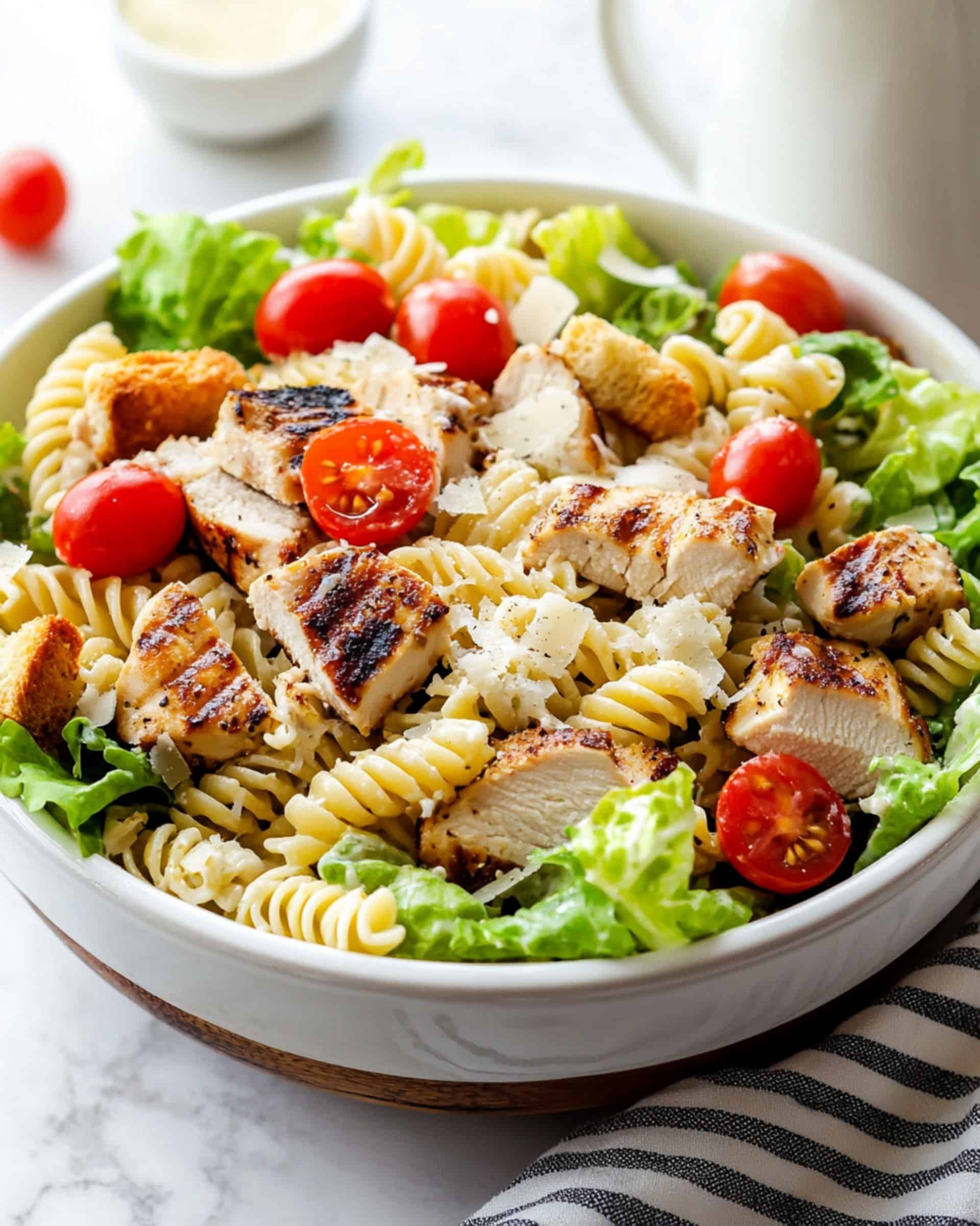 Chicken Caesar Pasta Salad Recipe