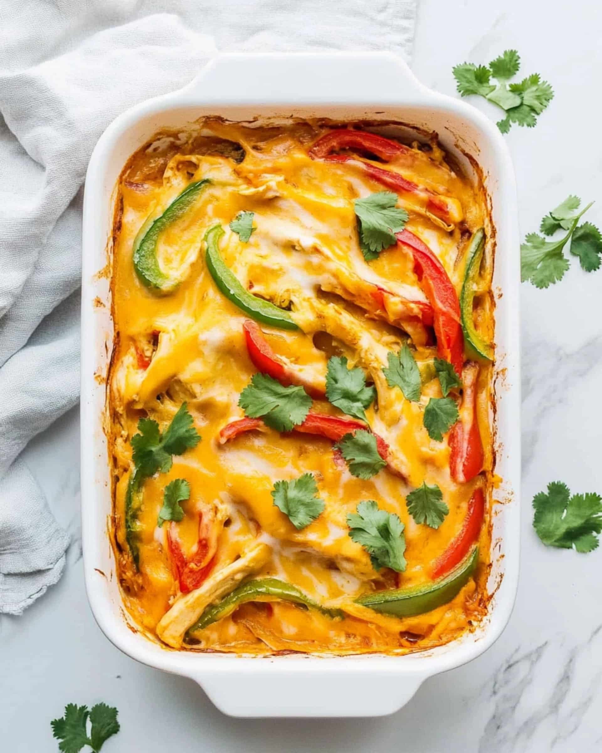 Chicken Fajita Casserole Recipe