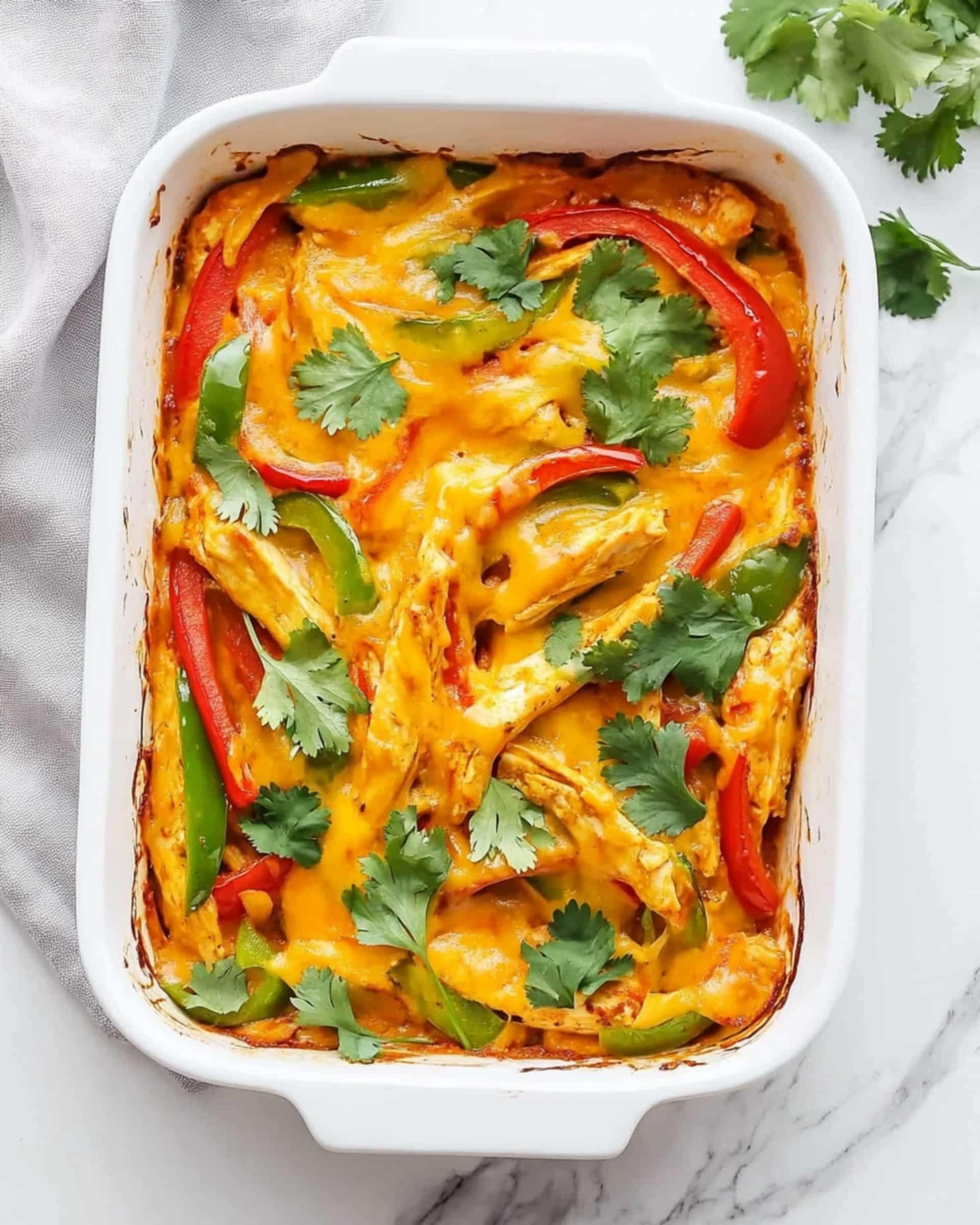 Chicken Fajita Casserole Recipe