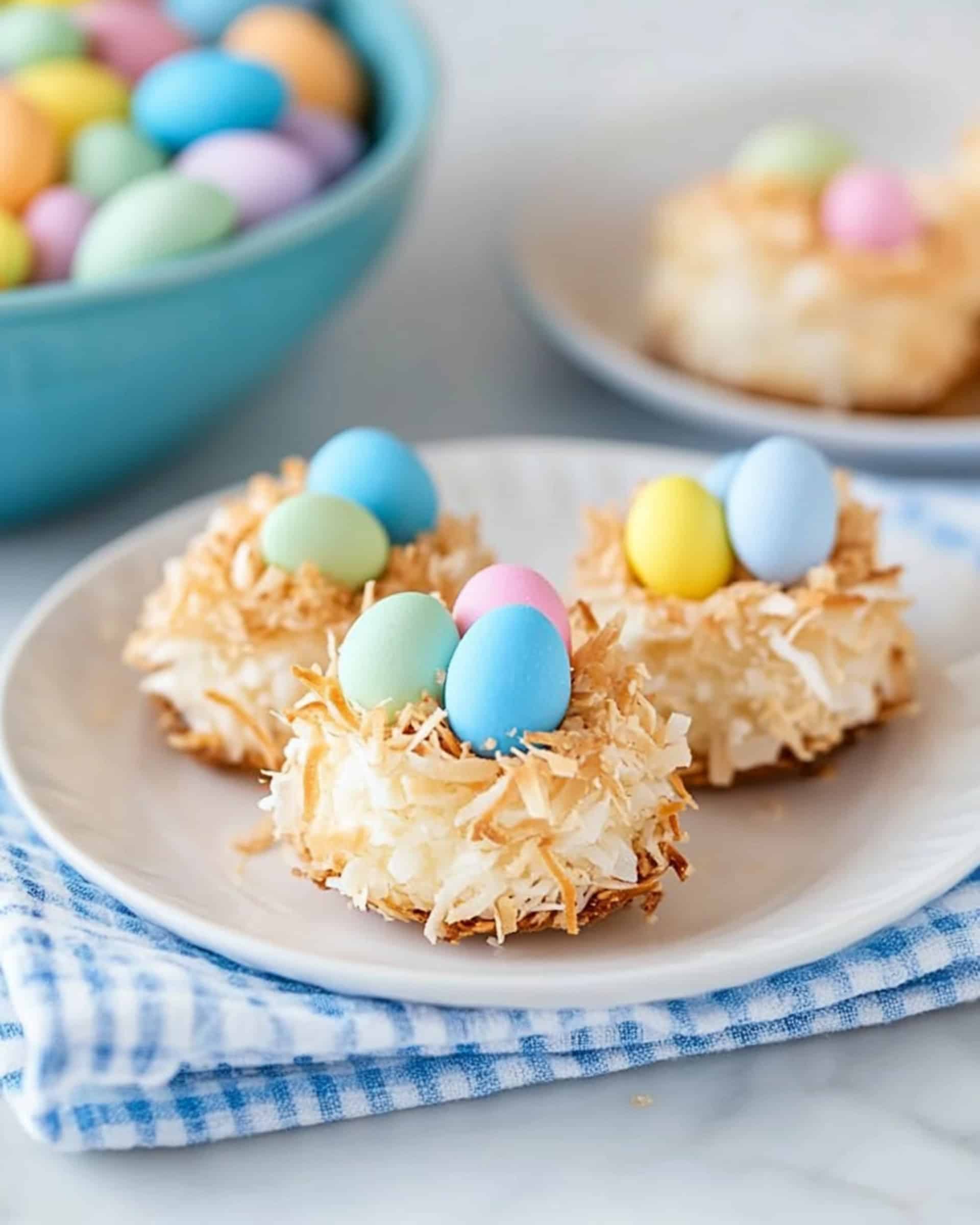 Coconut Macaroons Easter Birds Nests Recipe