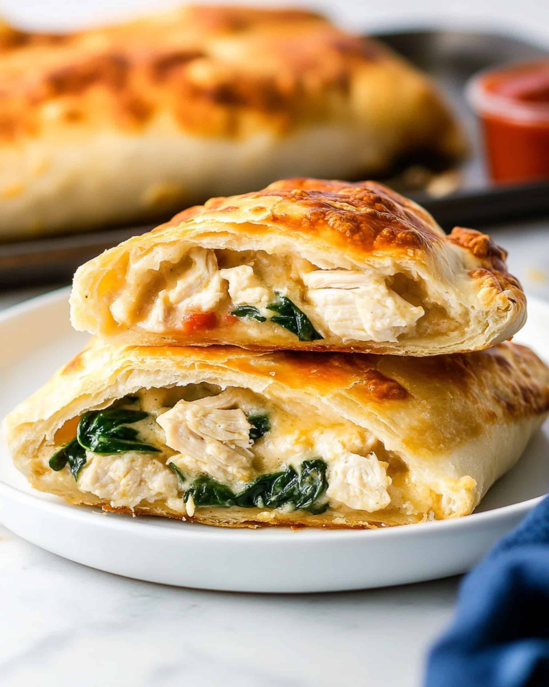 Creamy Chicken Calzone Recipe