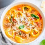 Creamy Sausage Tortellini Soup Recipe