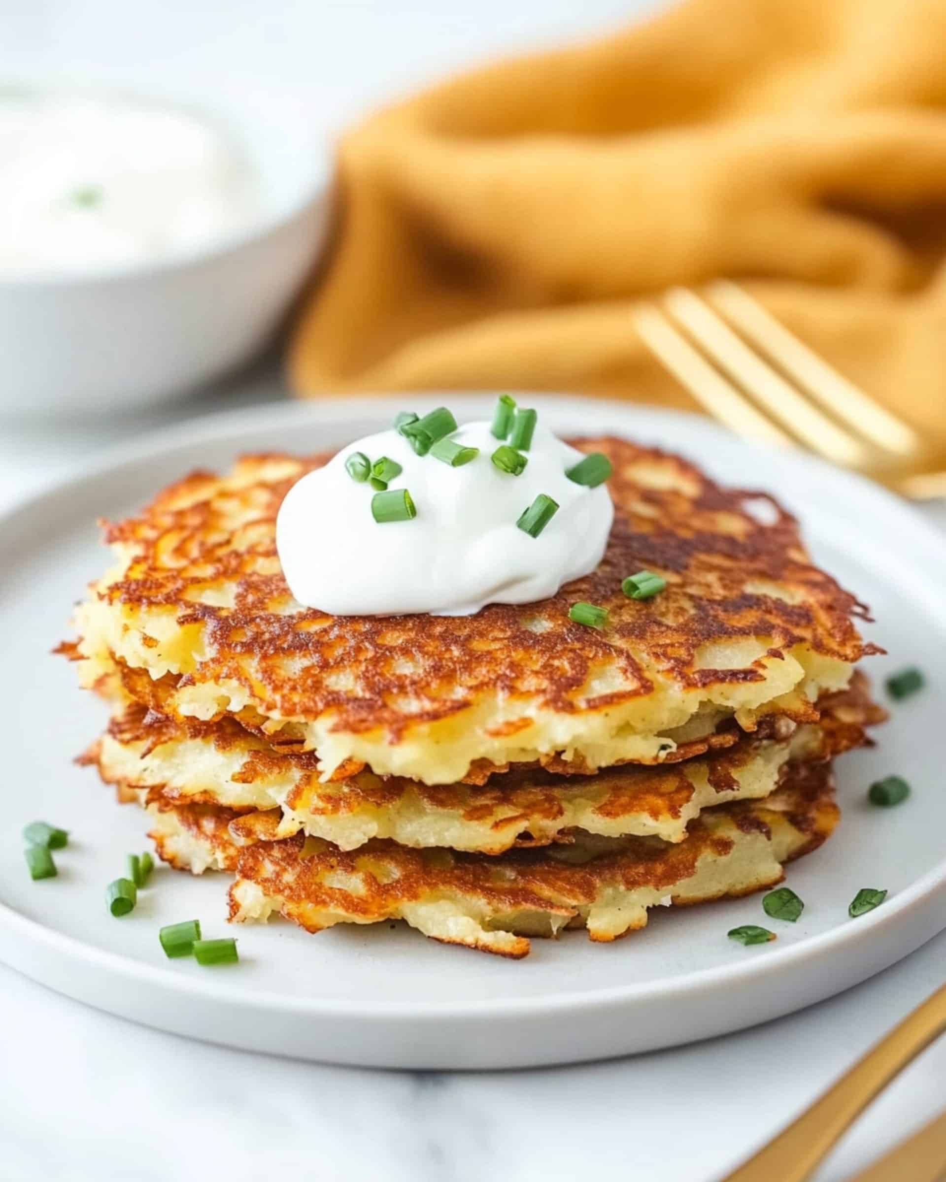 Crispy Easy Potato Pancakes Recipe